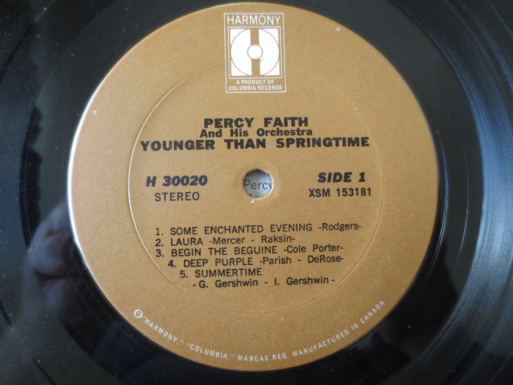 Percy Faith – Younger Than Springtime (1967) Vinyl LP