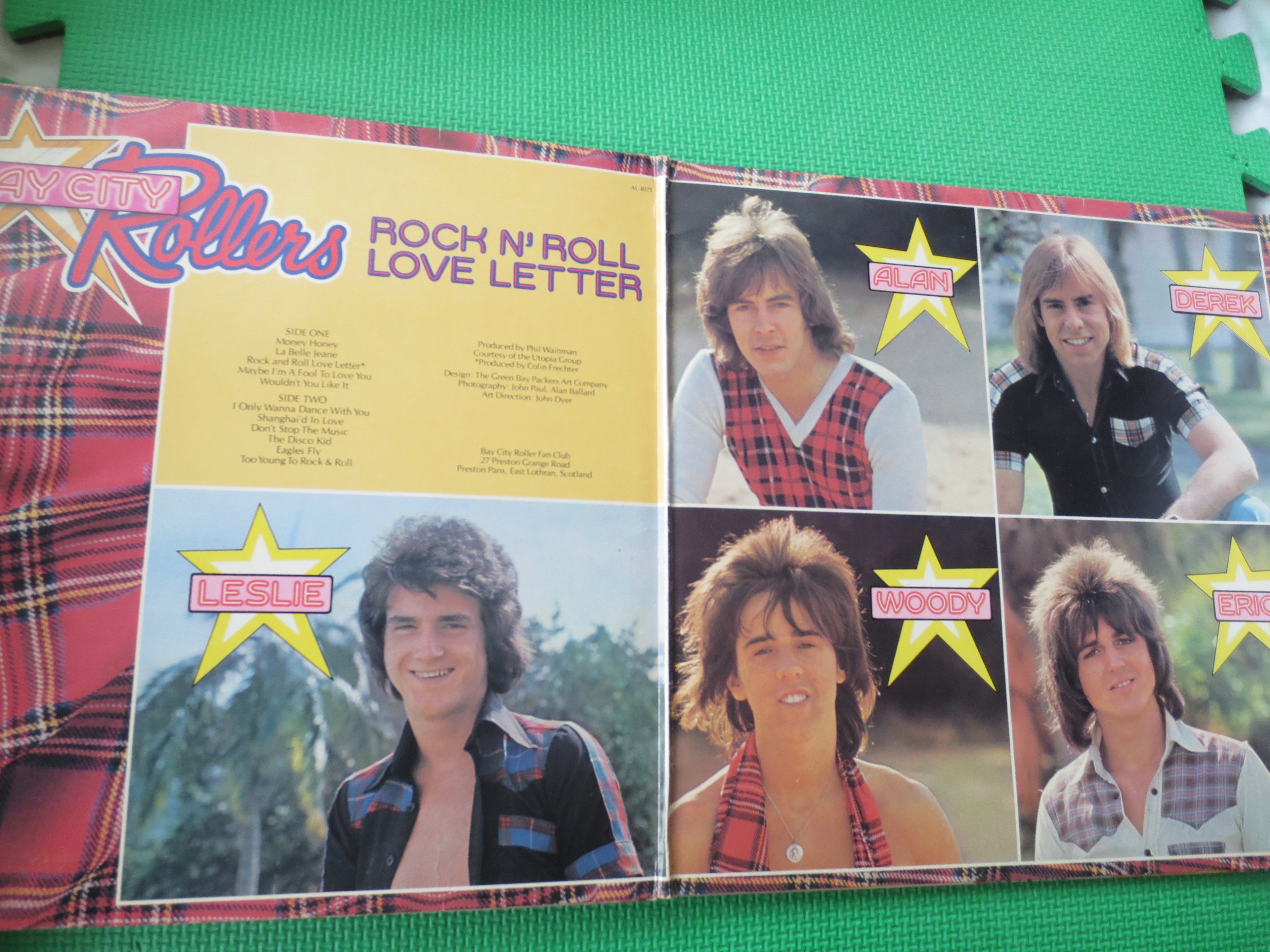 BAY CITY ROLLERS, Rock N' Roll Love Letter, Vintage Album, 1976 Record, Vinyl Lp
