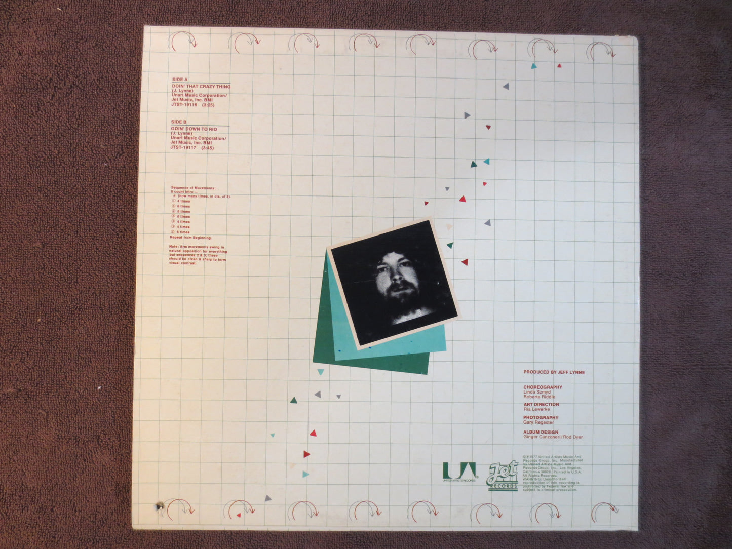 JEFF LYNNE, Doin' That Crazy Thing, Jeff Lynne Album, Jeff Lynne Vinyl, Jeff Lynne Lp, Vintage Vinyl, 1977 Records