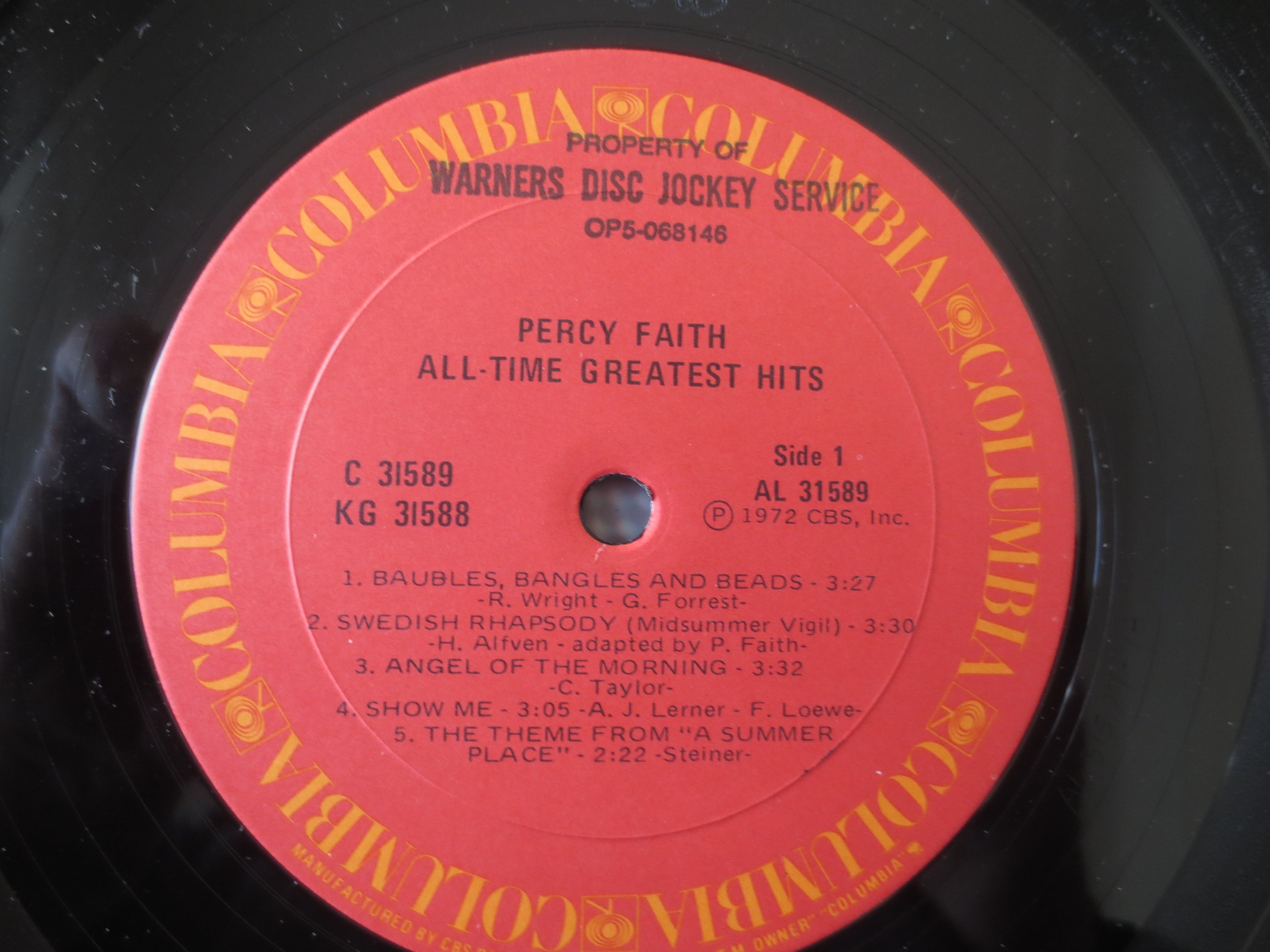 Percy Faith – All-Time Greatest Hits (1972) Double Vinyl LP