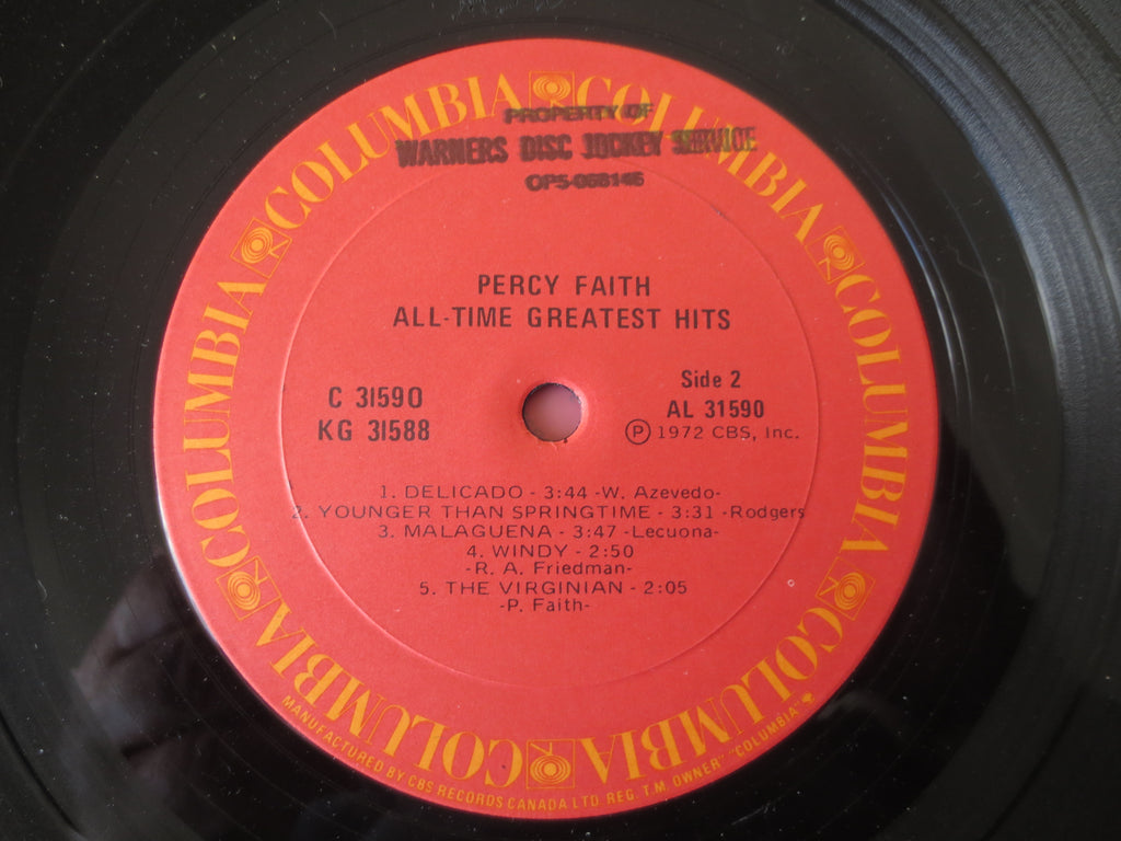 Percy Faith – All-Time Greatest Hits (1972) Double Vinyl LP
