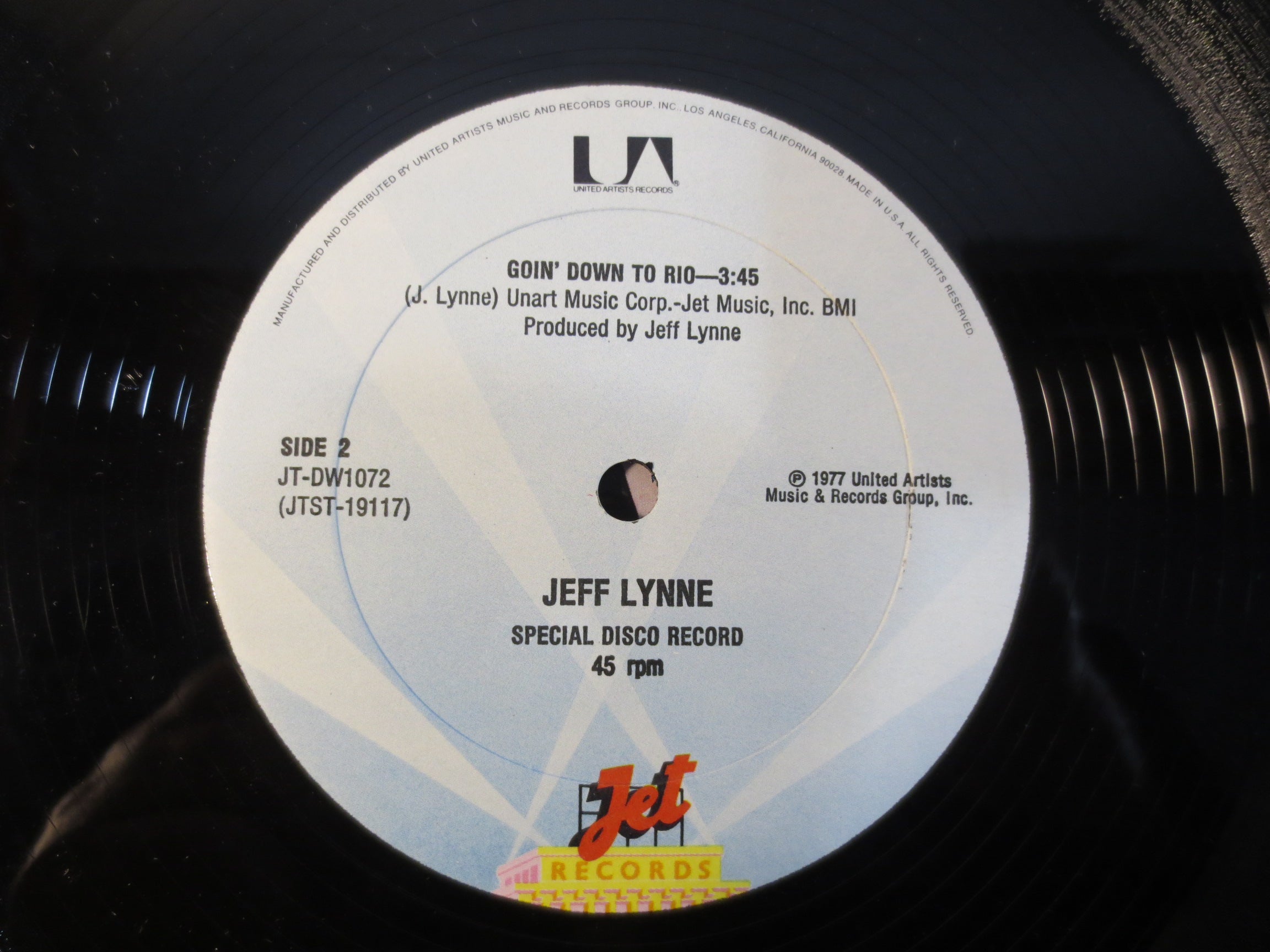 Jeff Lynne – Doin' That Crazy Thing (1977) Vinyl EP