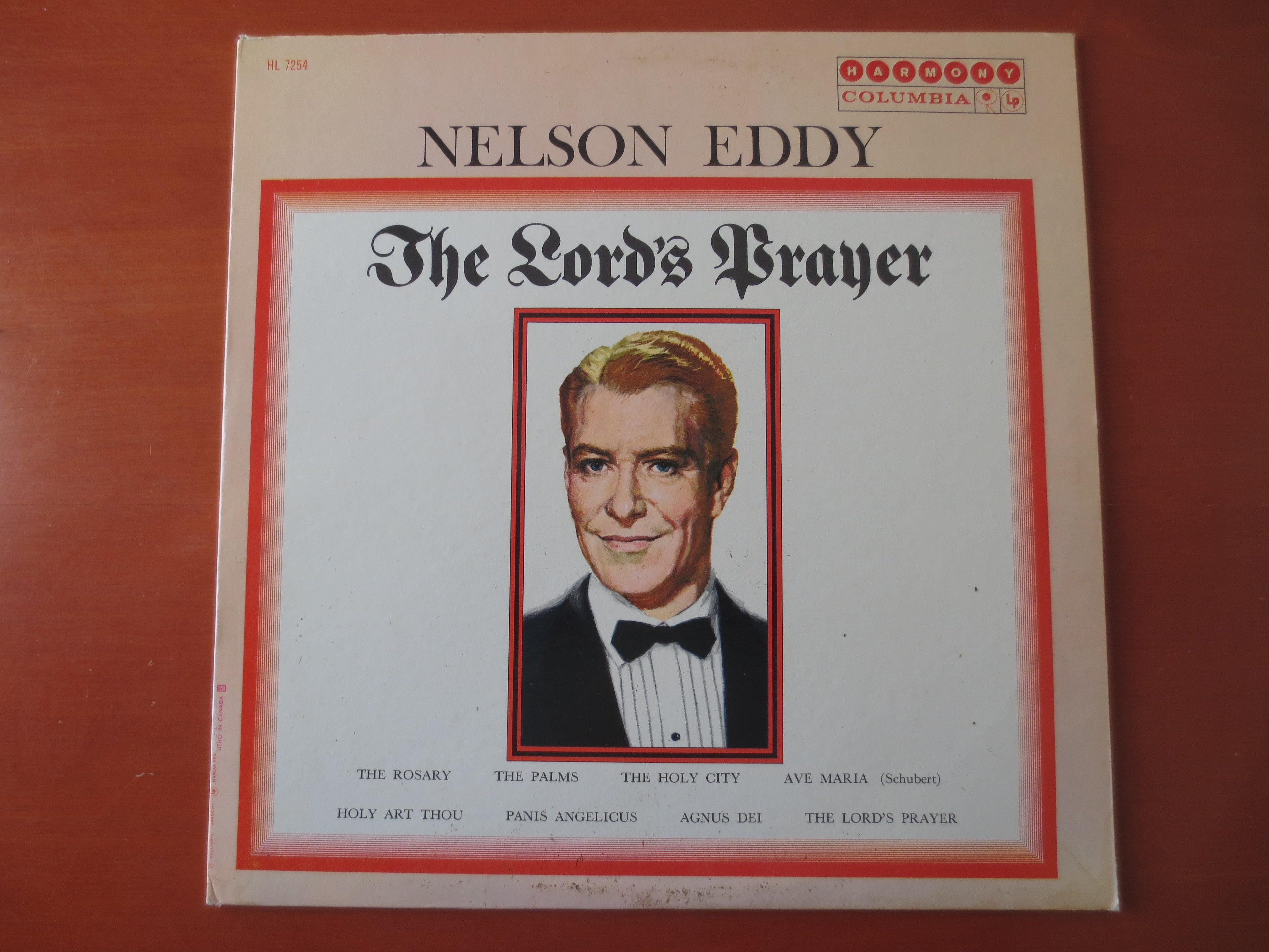 Nelson Eddy – The Lord's Prayer (1959) Vinyl LP