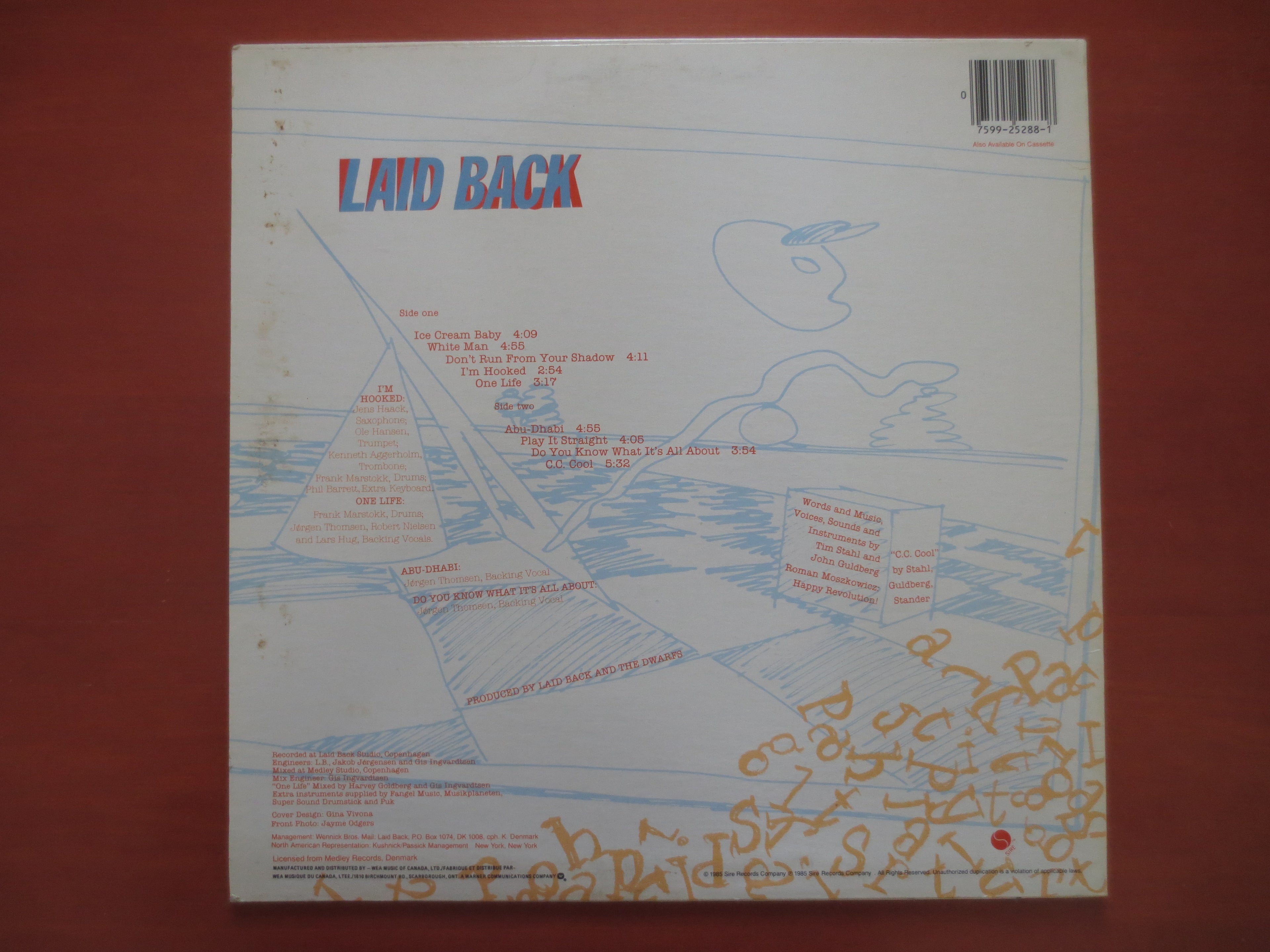 Laid Back – Play It Straight (1985) Vinyl LP
