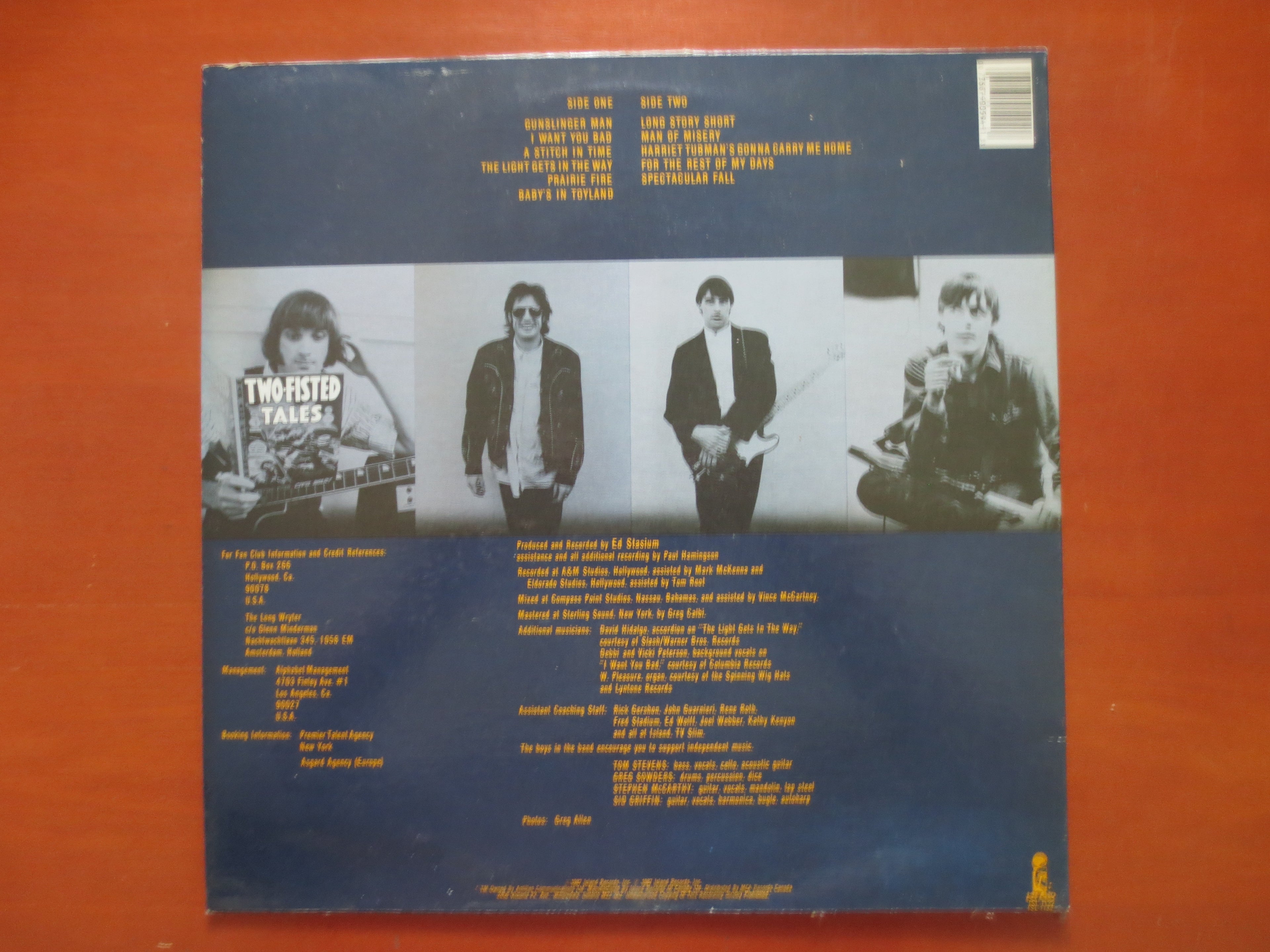 The Long Ryders – Two Fisted Tales (1987) Vinyl LP