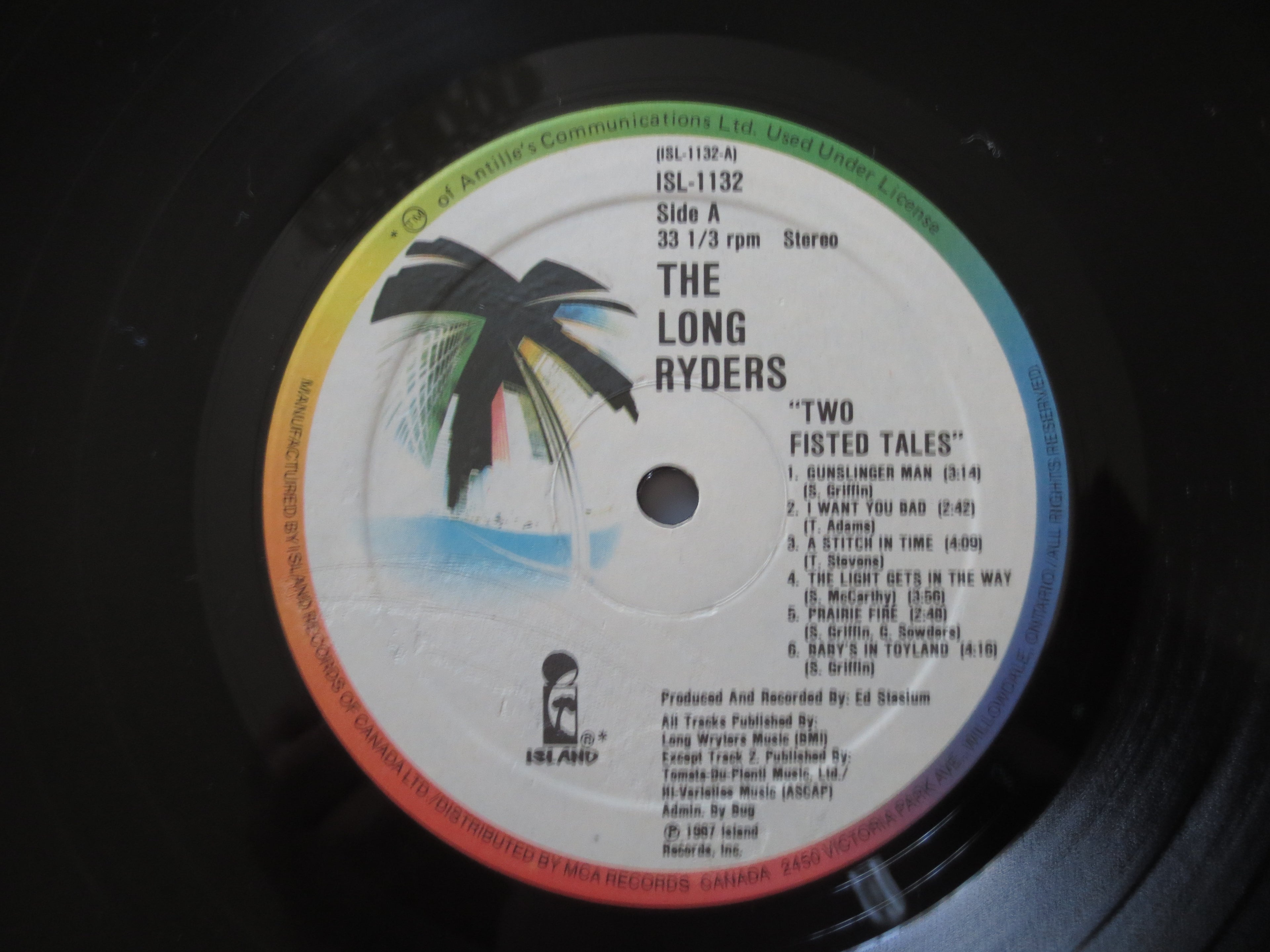 The Long Ryders – Two Fisted Tales (1987) Vinyl LP