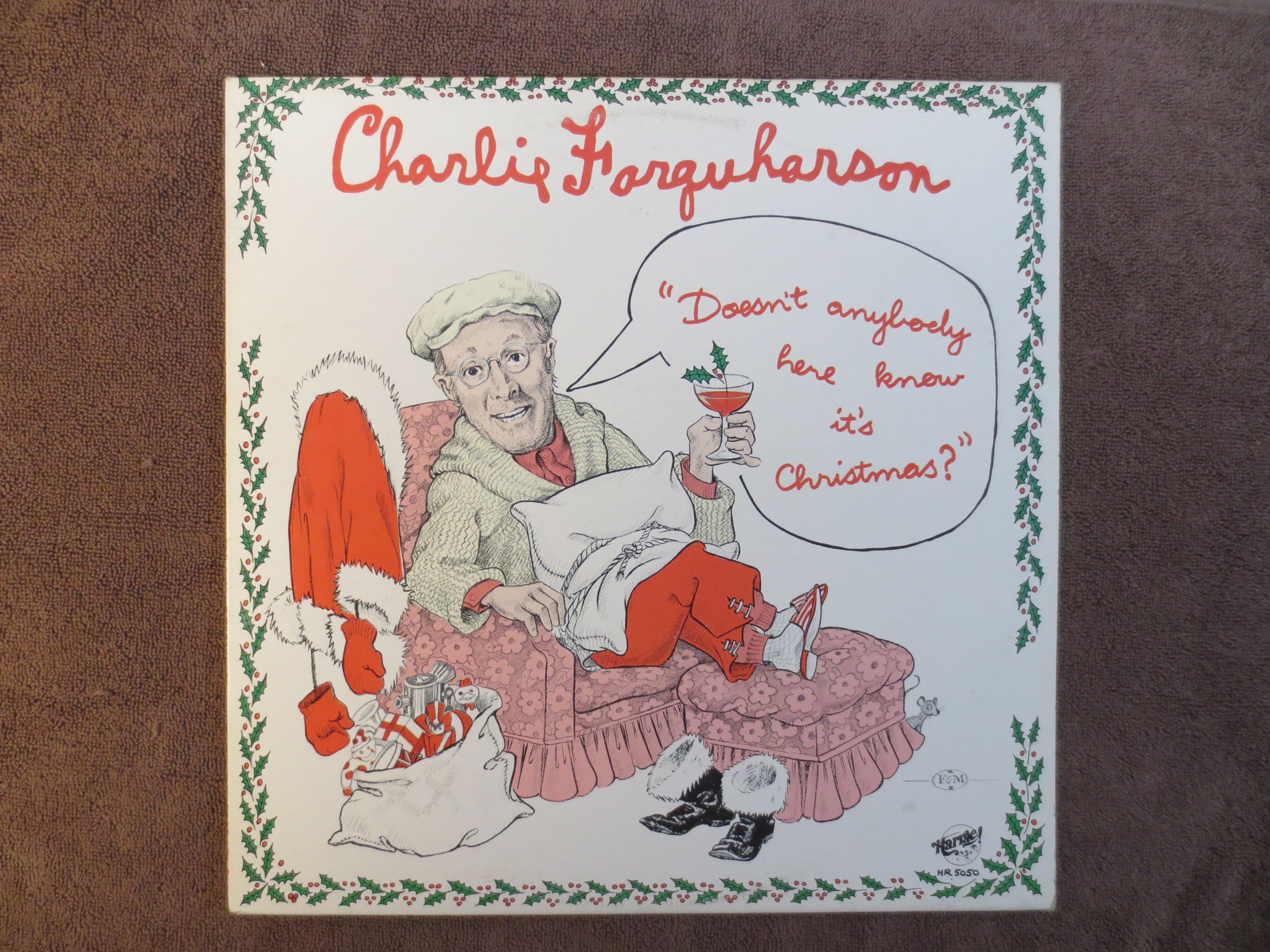 Charlie Farquharson – Doesn't Anybody Here Know It's Christmas? (1976) Vinyl LP