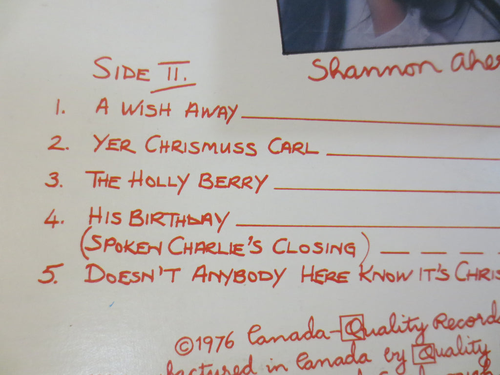 Charlie Farquharson – Doesn't Anybody Here Know It's Christmas? (1976) Vinyl LP