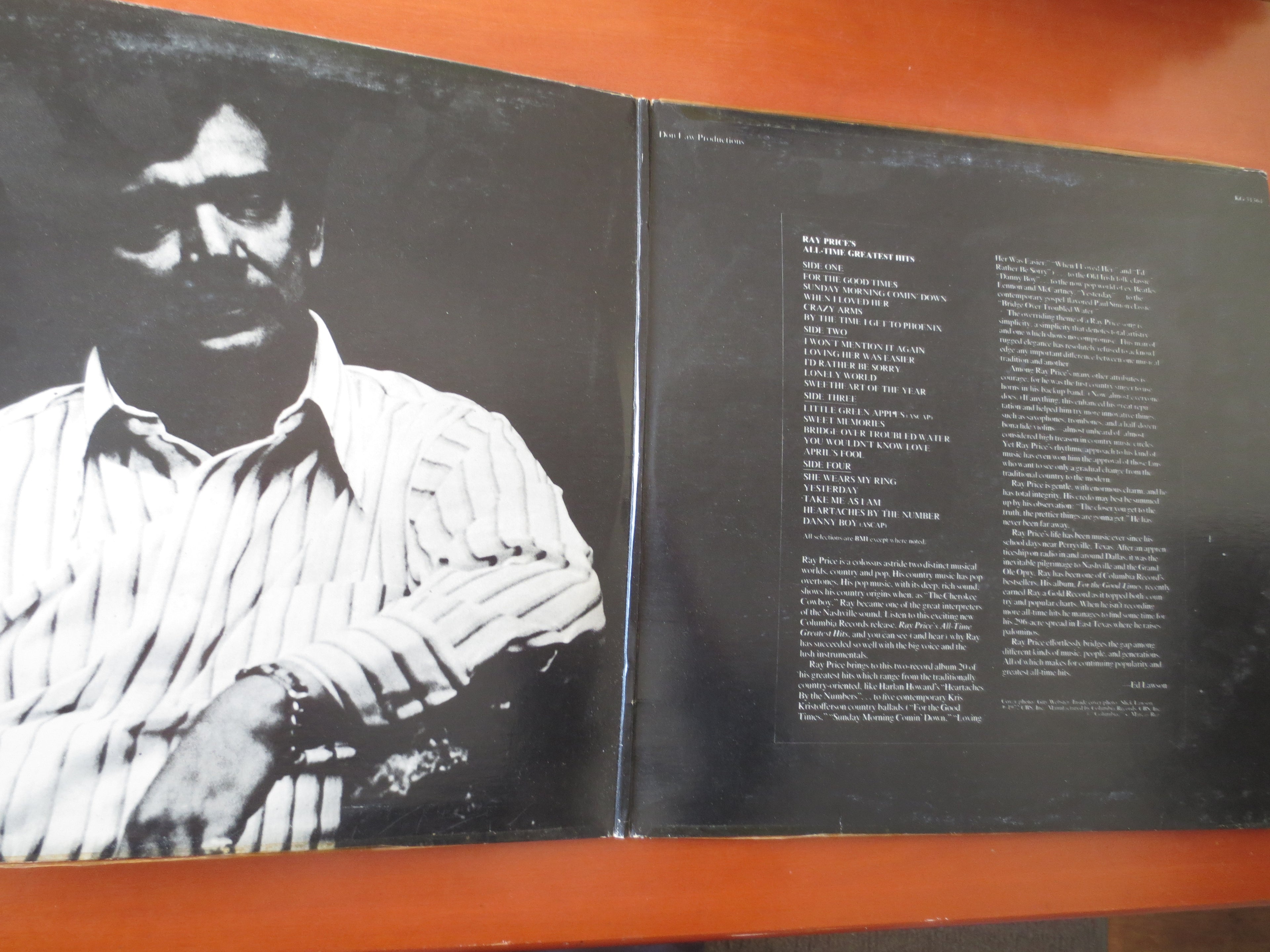 Ray Price – Welcome to My World (1972) Double Vinyl LP