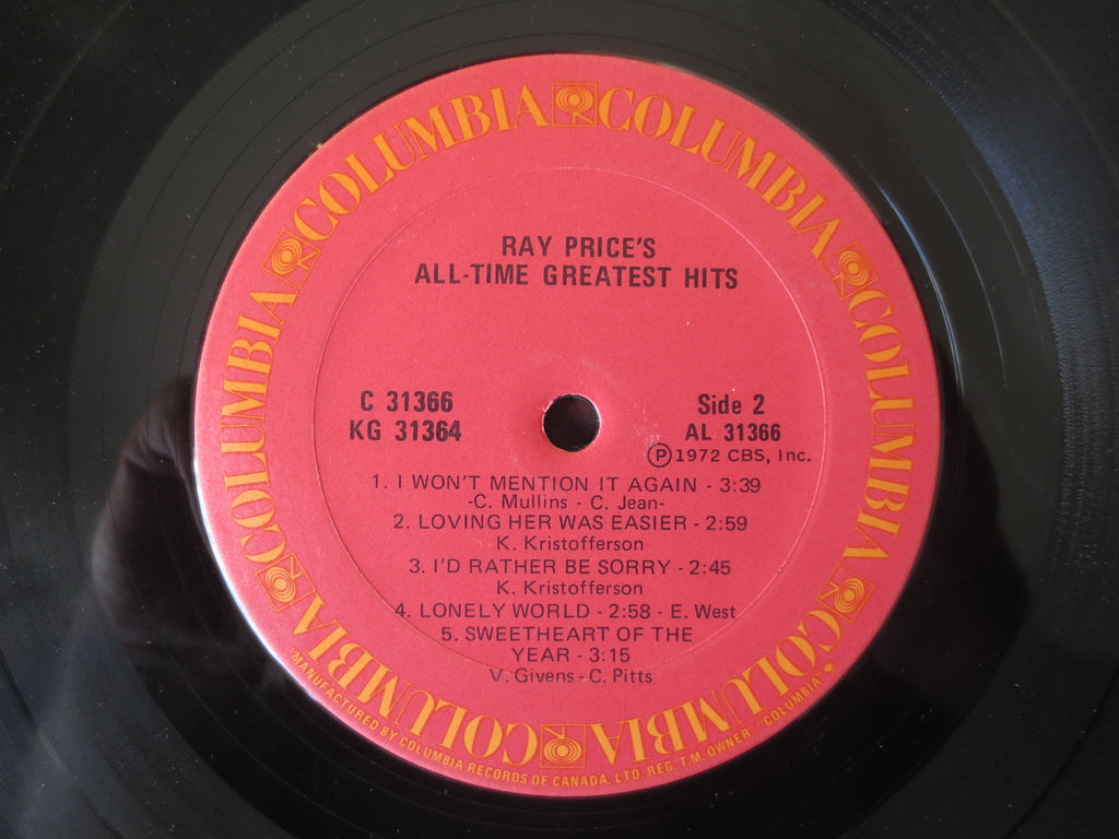 Ray Price – Welcome to My World (1972) Double Vinyl LP