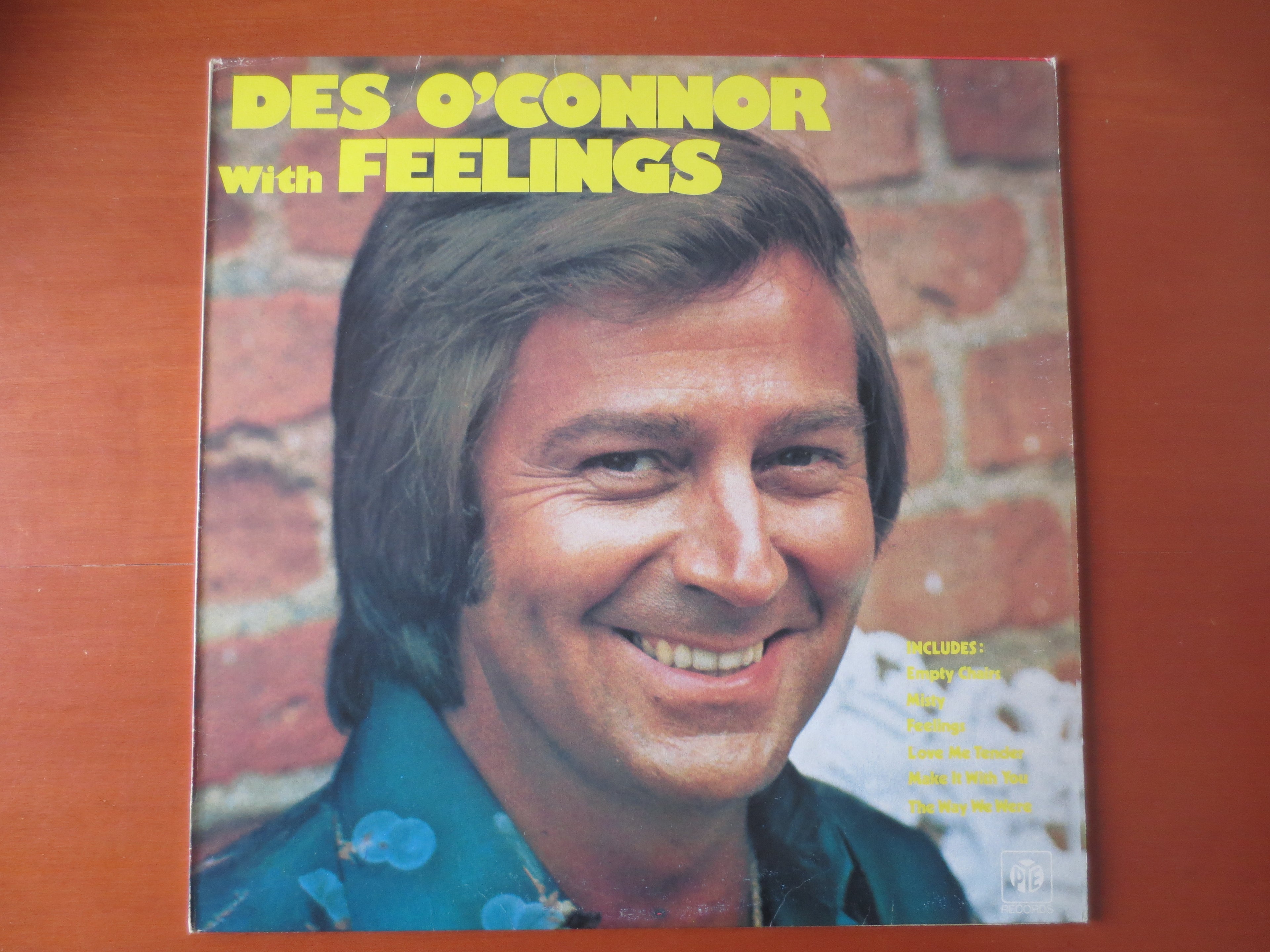 Des O'Connor – With Feeling (1975) Vinyl LP