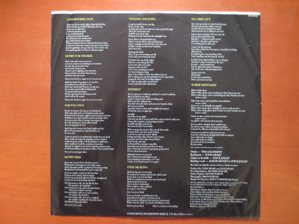 Alison Moyet – Alf (1984) Vinyl LP