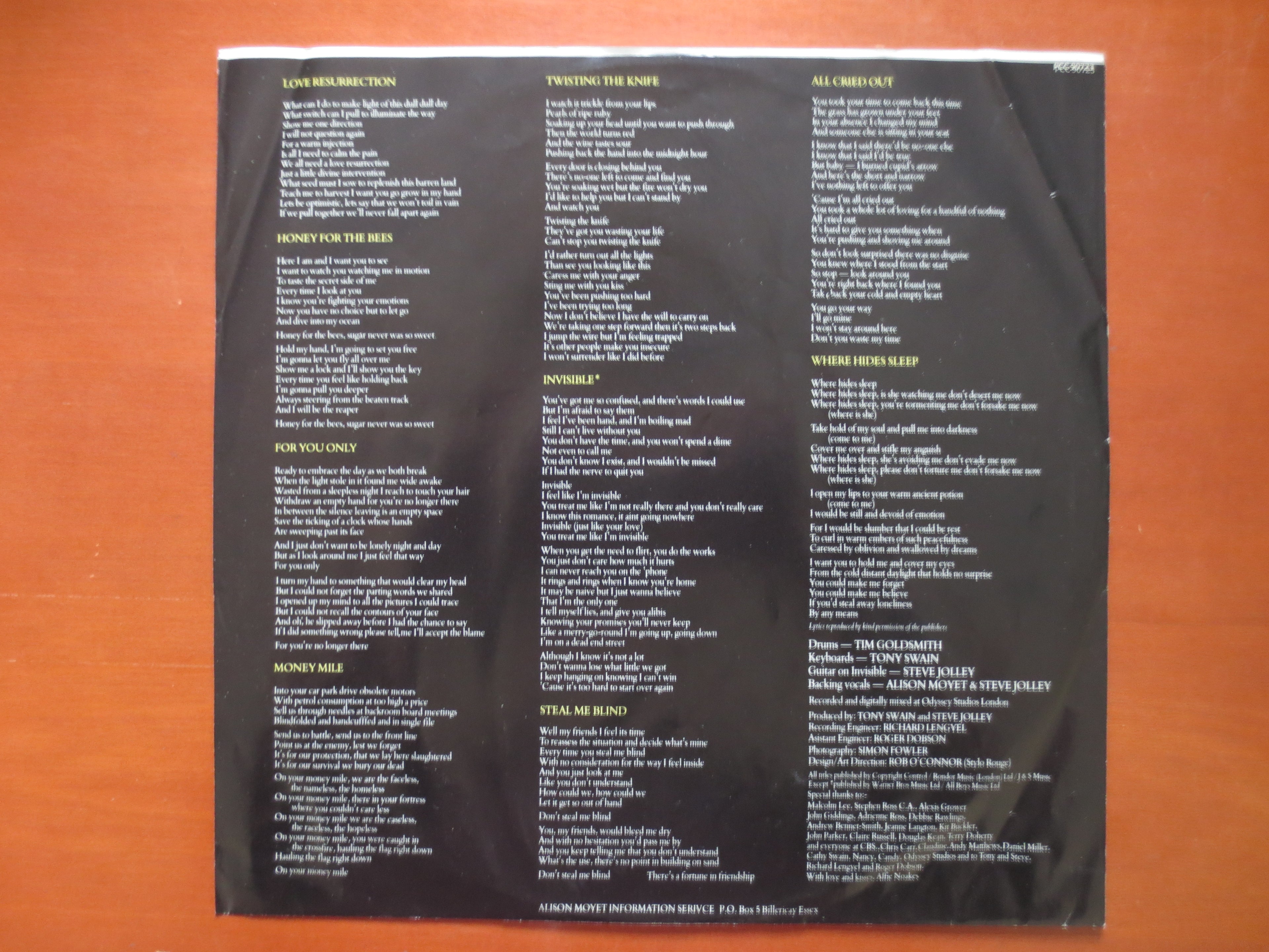 Alison Moyet – Alf (1984) Vinyl LP