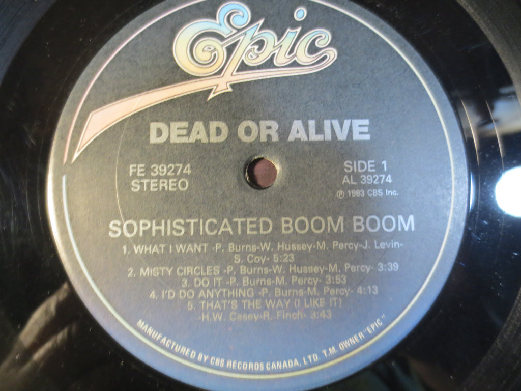 Dead or Alive – Sophisticated Boom Boom (1984) Vinyl LP