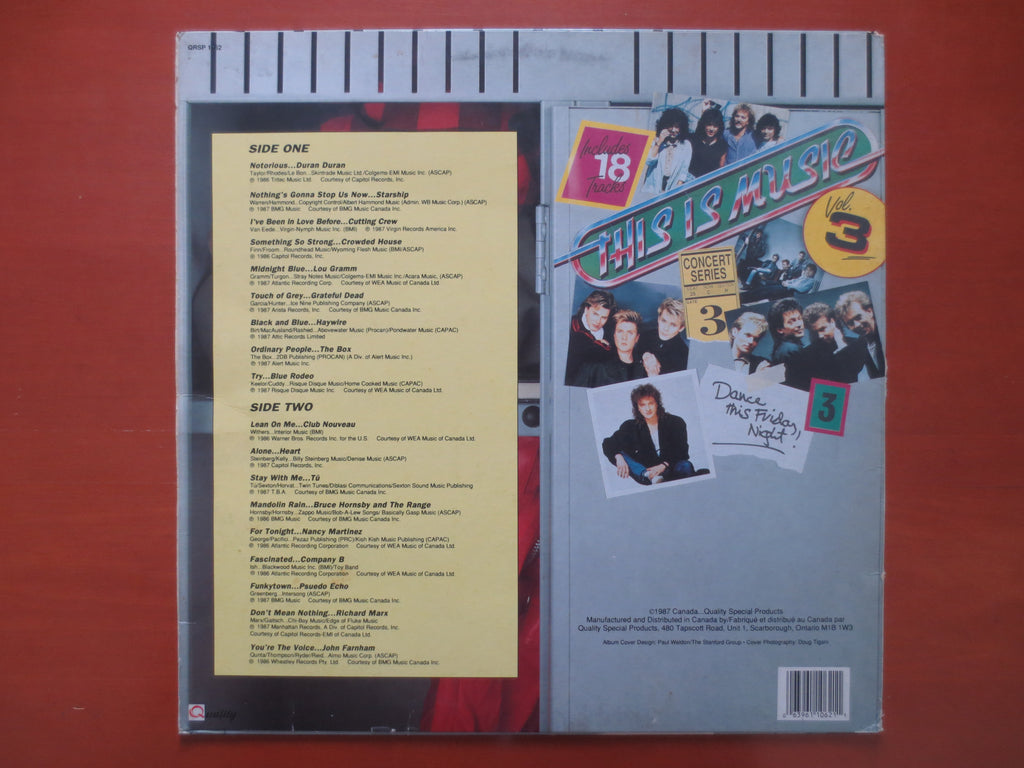 This Is Music, Volume 3 (1987) Vinyl LP