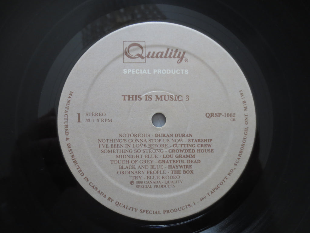 This Is Music, Volume 3 (1987) Vinyl LP