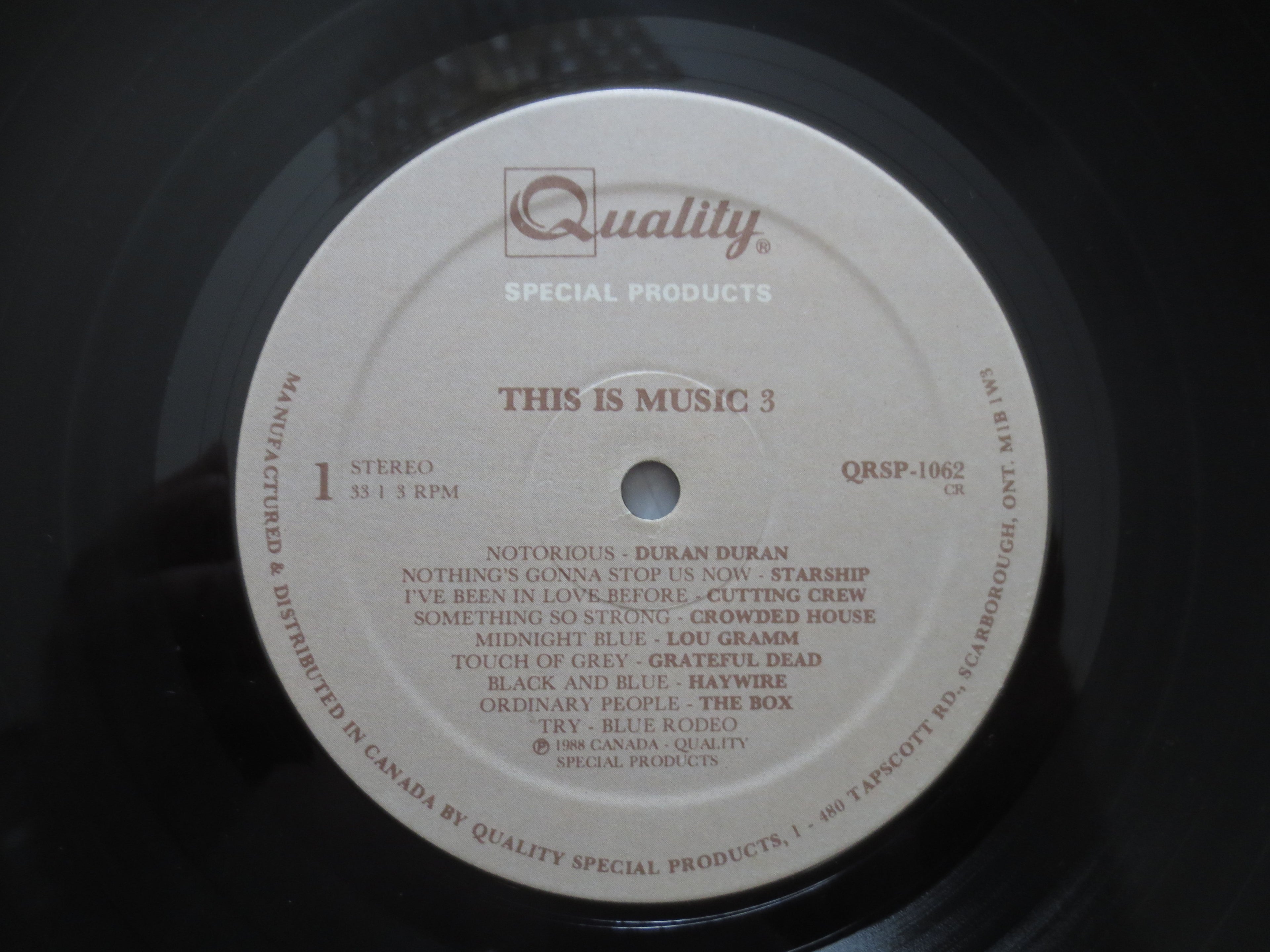 This Is Music, Volume 3 (1987) Vinyl LP