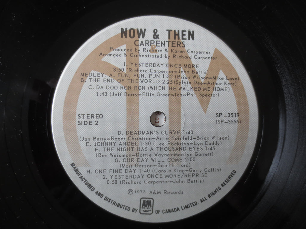 The Carpenters – Now and Then (1973) Vinyl LP