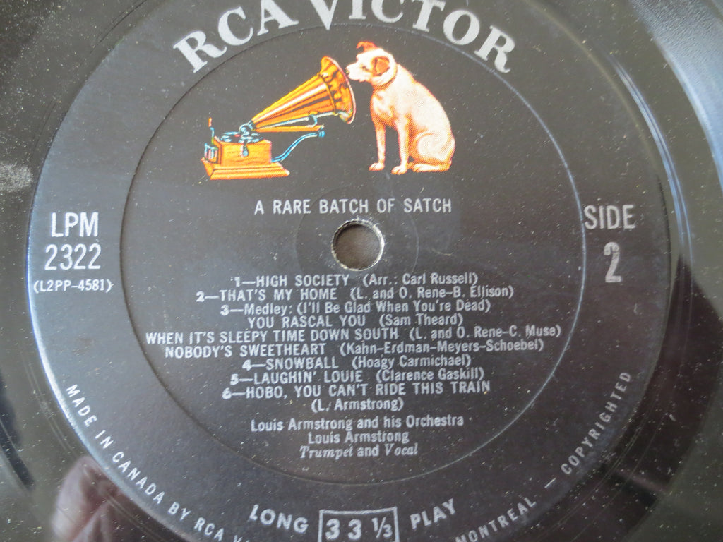 Louis Armstrong – A Rare Batch of Satch (1961) Vinyl LP