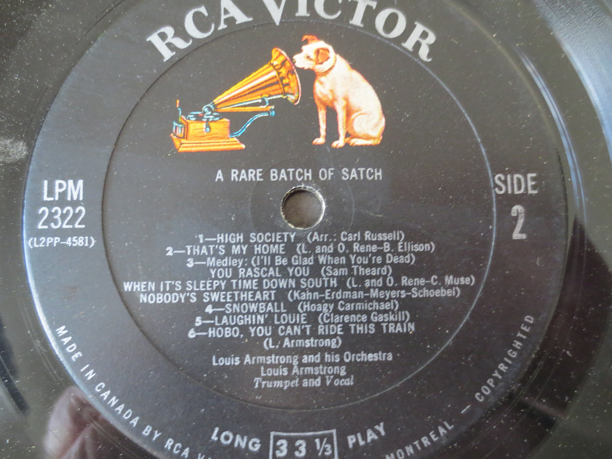 Louis Armstrong – A Rare Batch of Satch (1961) Vinyl LP