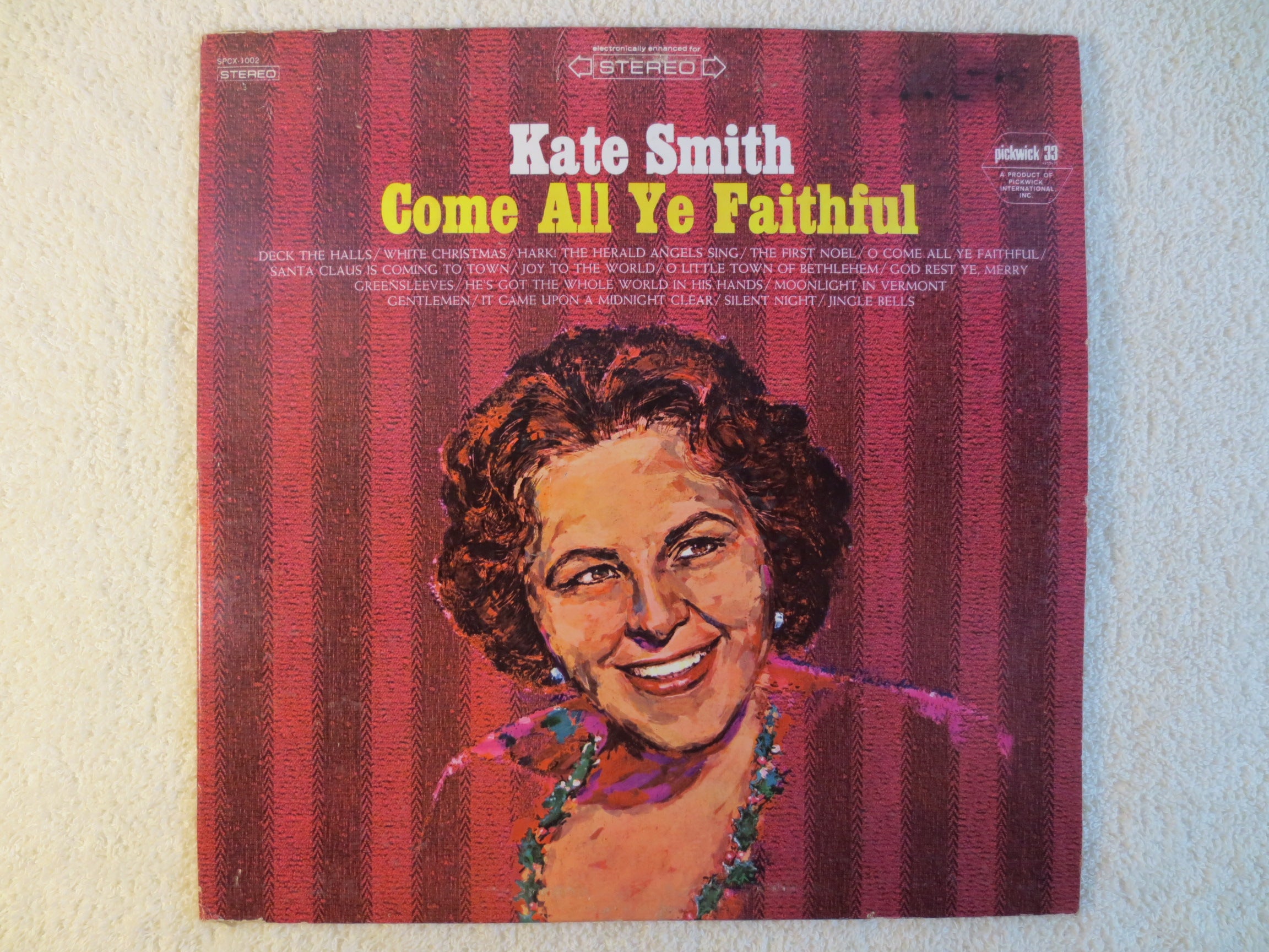 Kate Smith – Best Loved Christmas Songs (1966) Vinyl LP