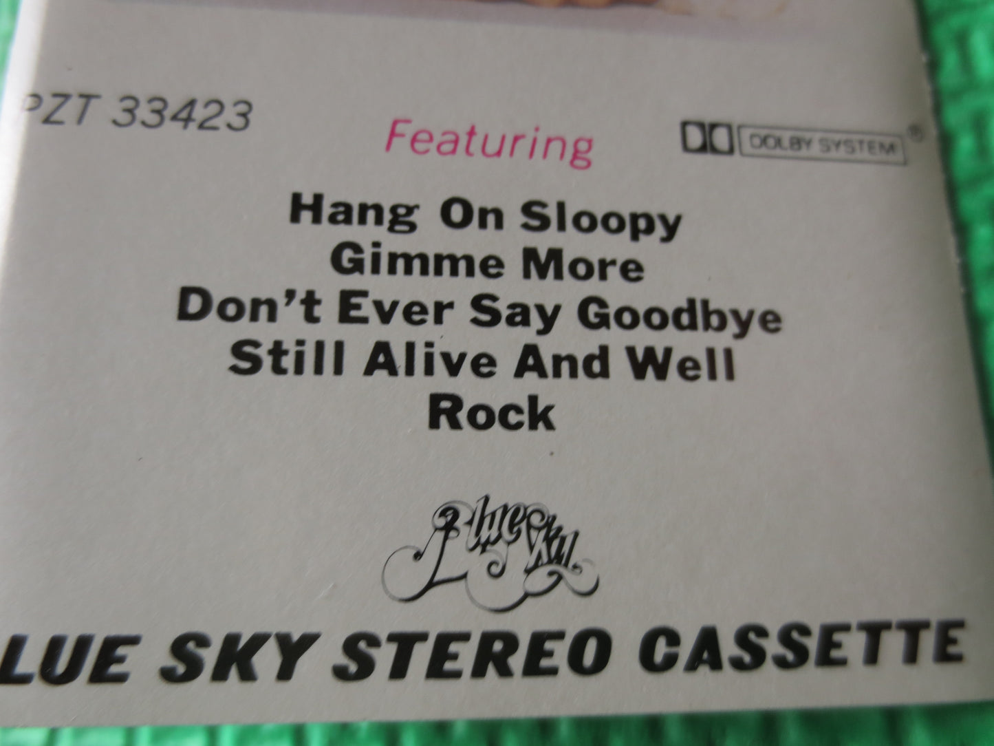 RICK DERRINGER, Tape, Spring FEVER, Rick Derringer Tape, Rick Derringer Album, Tape Cassette, Rock Cassette, Cassette Music
