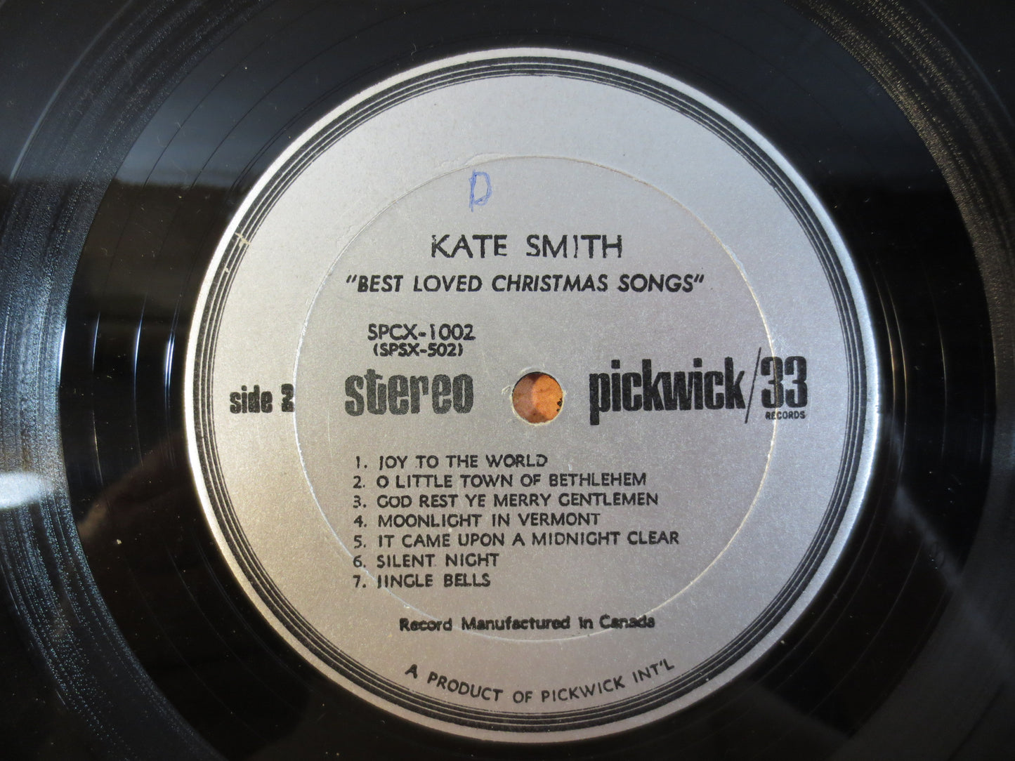 KATE SMITH, KATE SMITH Record, CHRISTMAS Album, Christmas Songs, Christmas Record, Christmas Vinyl, Christmas Lp, Vinyl, 1966 Records