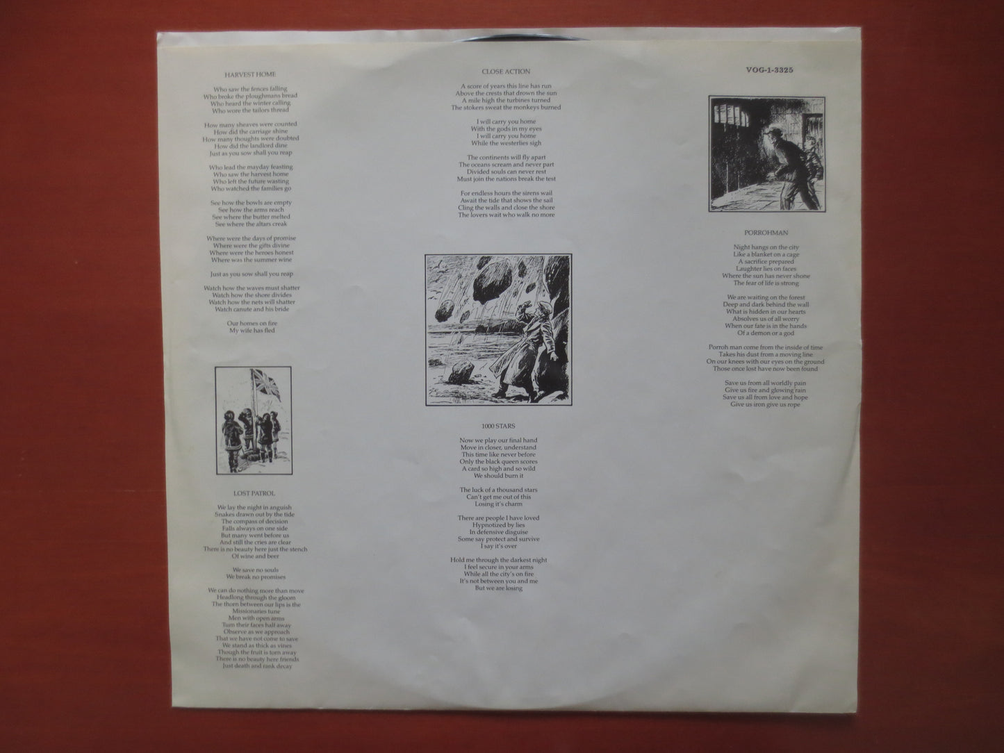 BIG COUNTRY, The CROSSING, Big Country Record, Big Country Lp, Big Country Vinyl, Vintage Vinyl, Vinyl Lps, 1983 Records