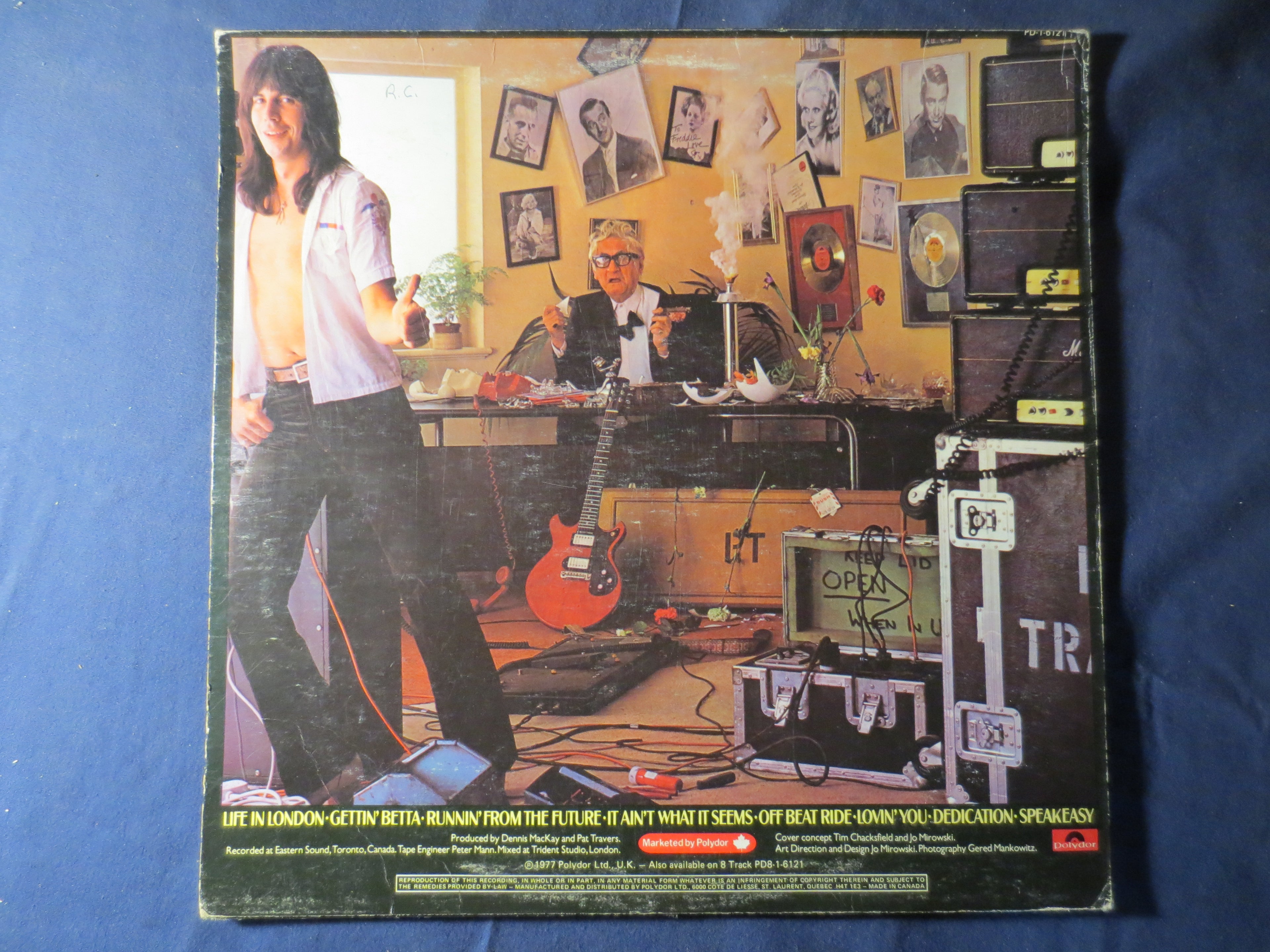 Pat Travers – Putting It Straight (1977) Vinyl LP