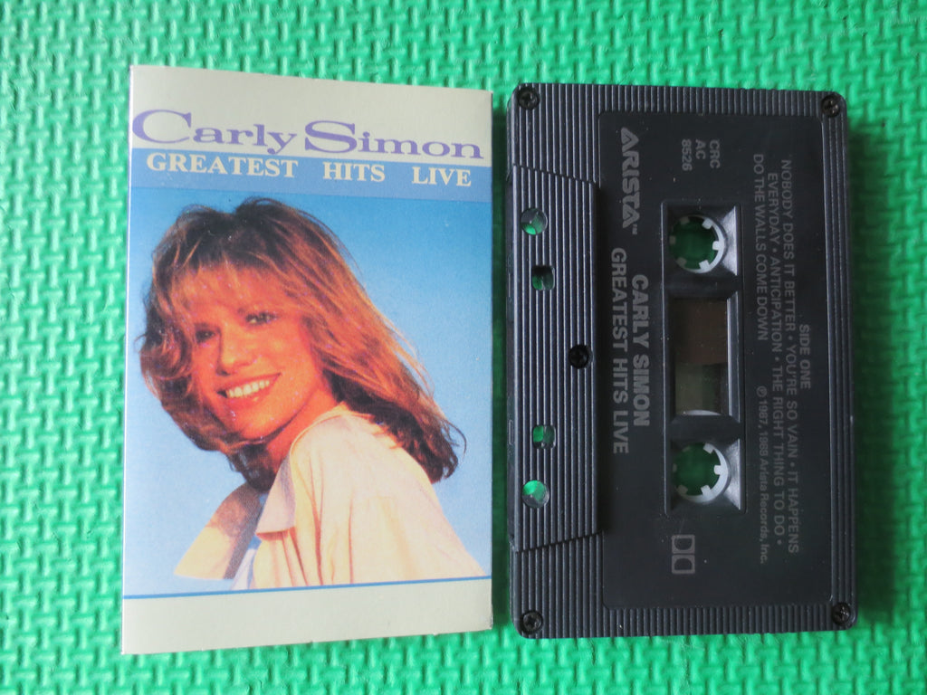Carly Simon – Greatest Hits Live (1988) Cassette