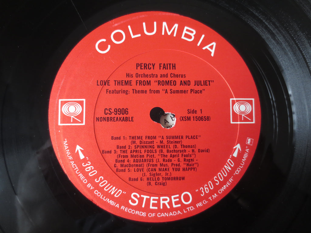 Percy Faith – Romeo and Juliet (1969) Vinyl LP