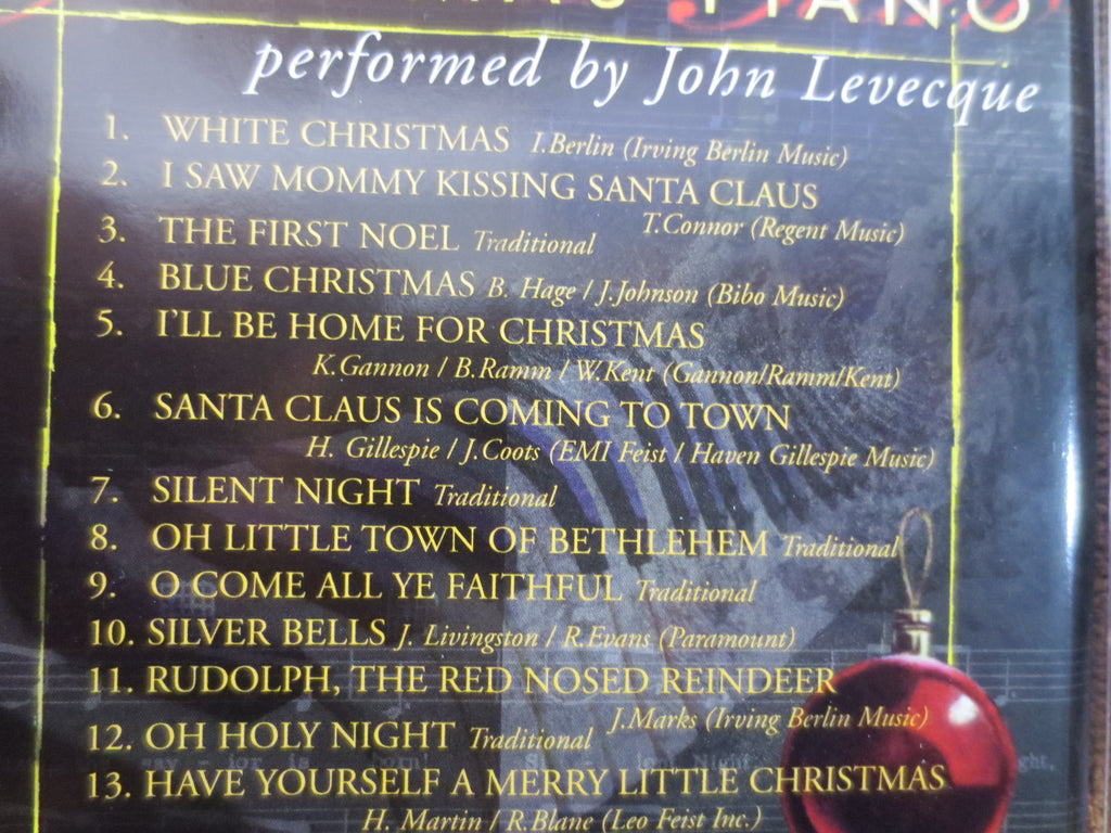 John Levecque – Christmas Piano CD