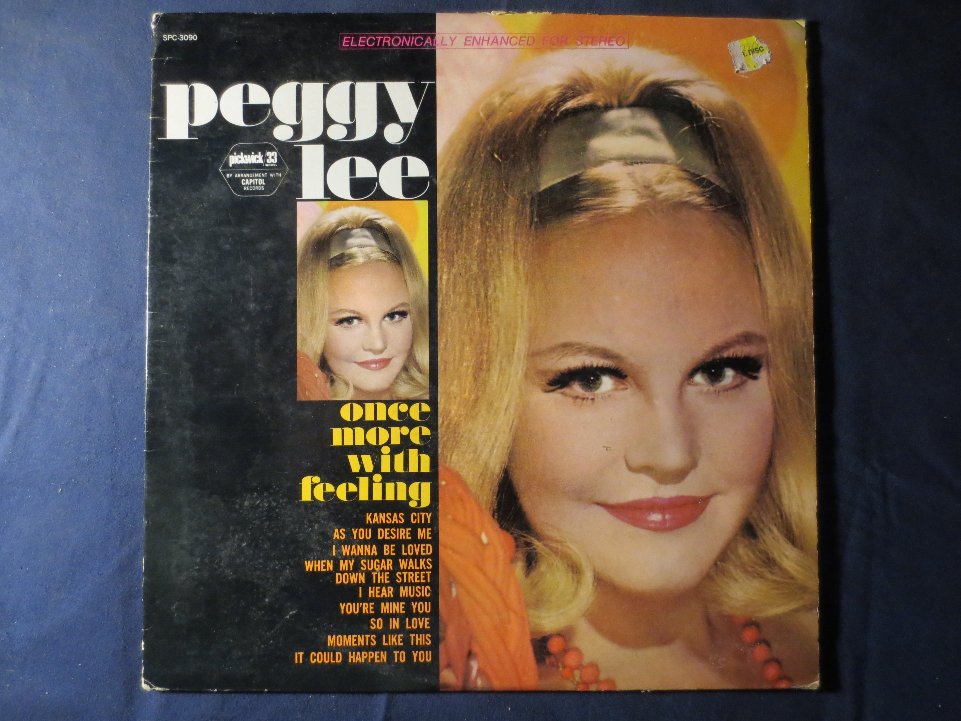 Peggy Lee – Once More with Feeling (1967) Vinyl LP