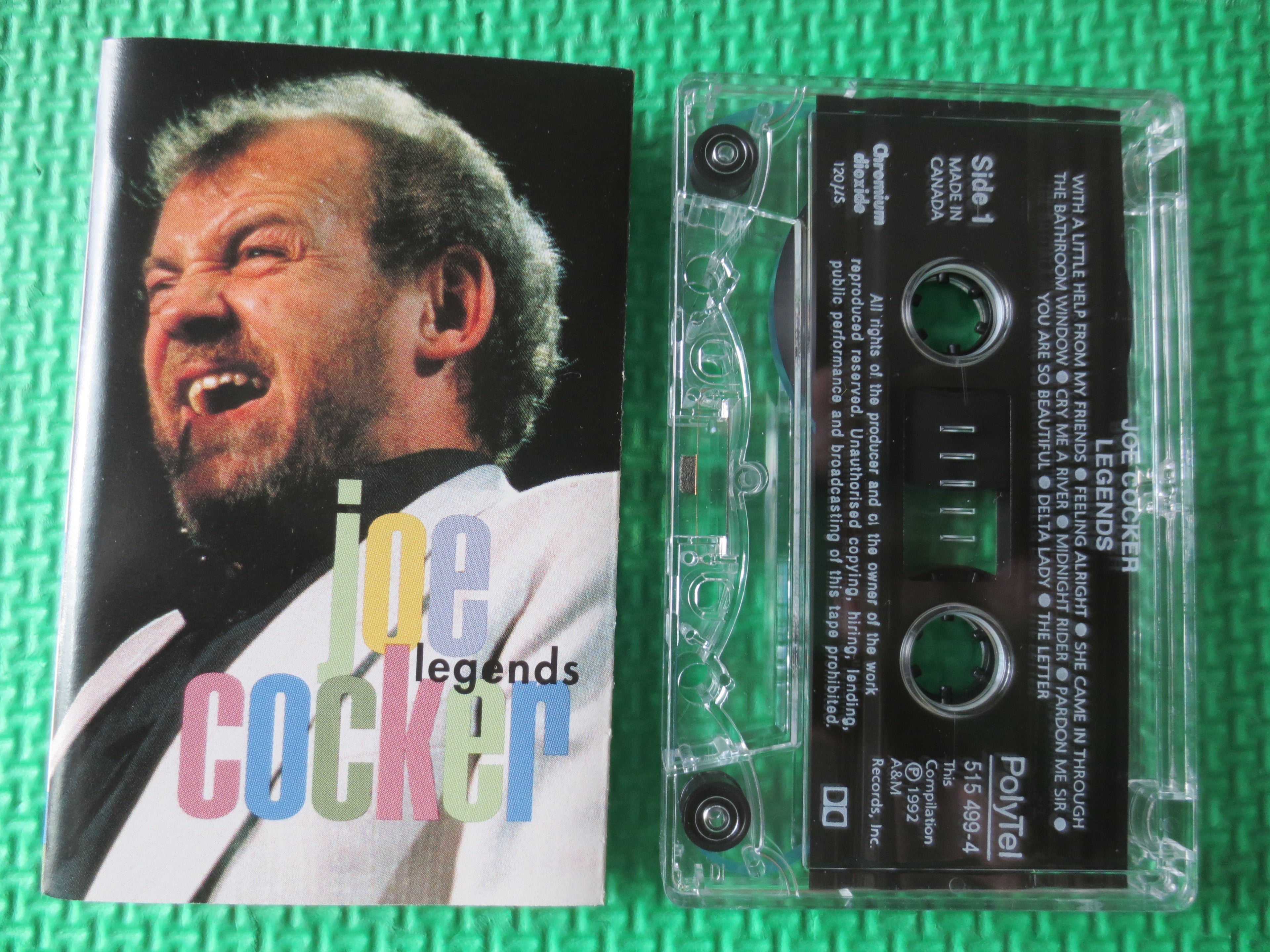 Joe Cocker – Legends (1992) Cassette