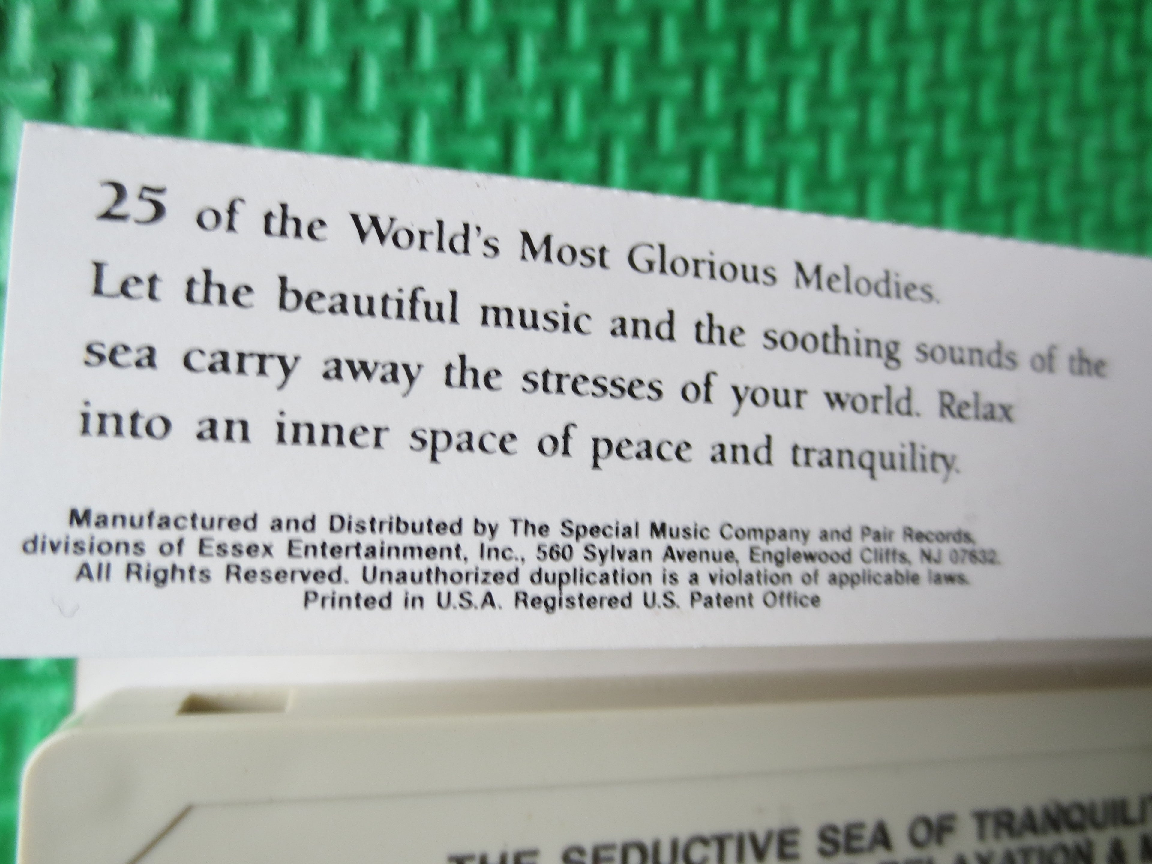 Chris Valentino – The Seductive Sea of Tranquility (1992) Cassette