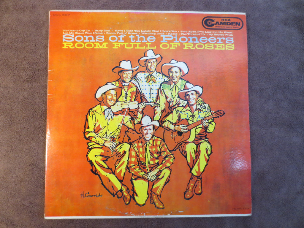 The Sons of the Pioneers – Room Full of Roses (1960) Vinyl LP