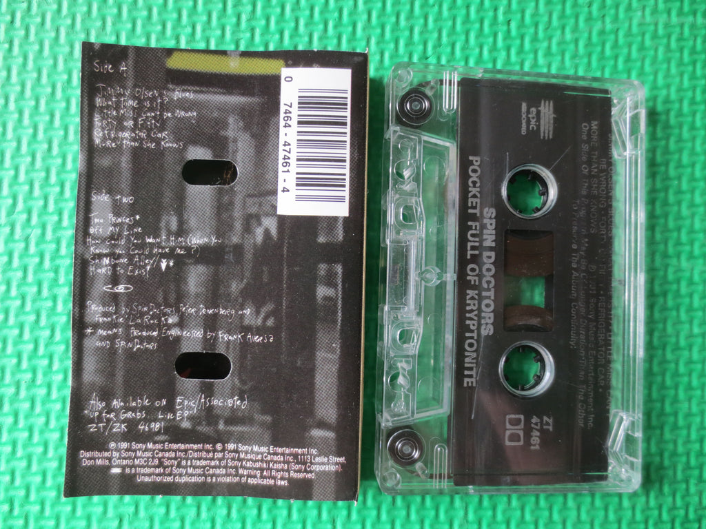 Spin Doctors – Pocket Full of Kryptonite (1991) Cassette