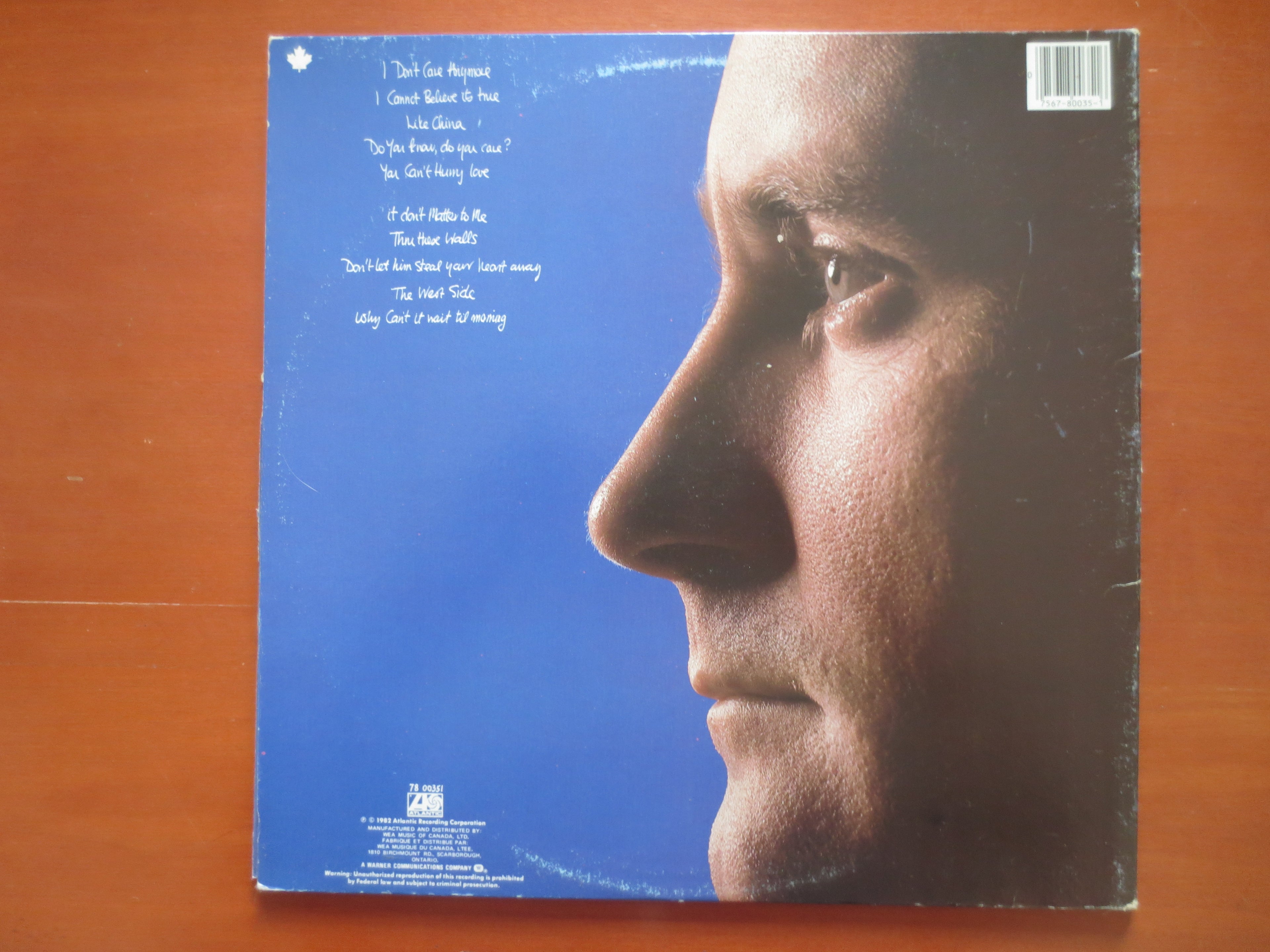 Phil Collins – Hello, I Must Be Going! (1982) Vinyl LP