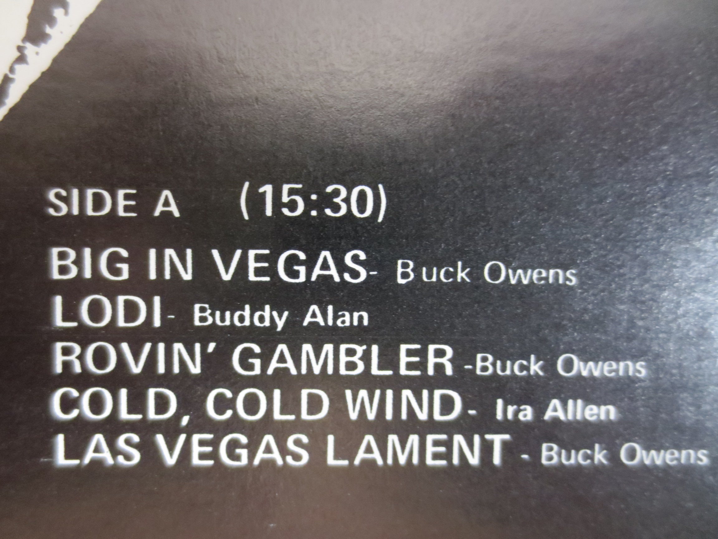 Buck Owens & His Buckaroos – Live in Las Vegas (1973) Vinyl LP