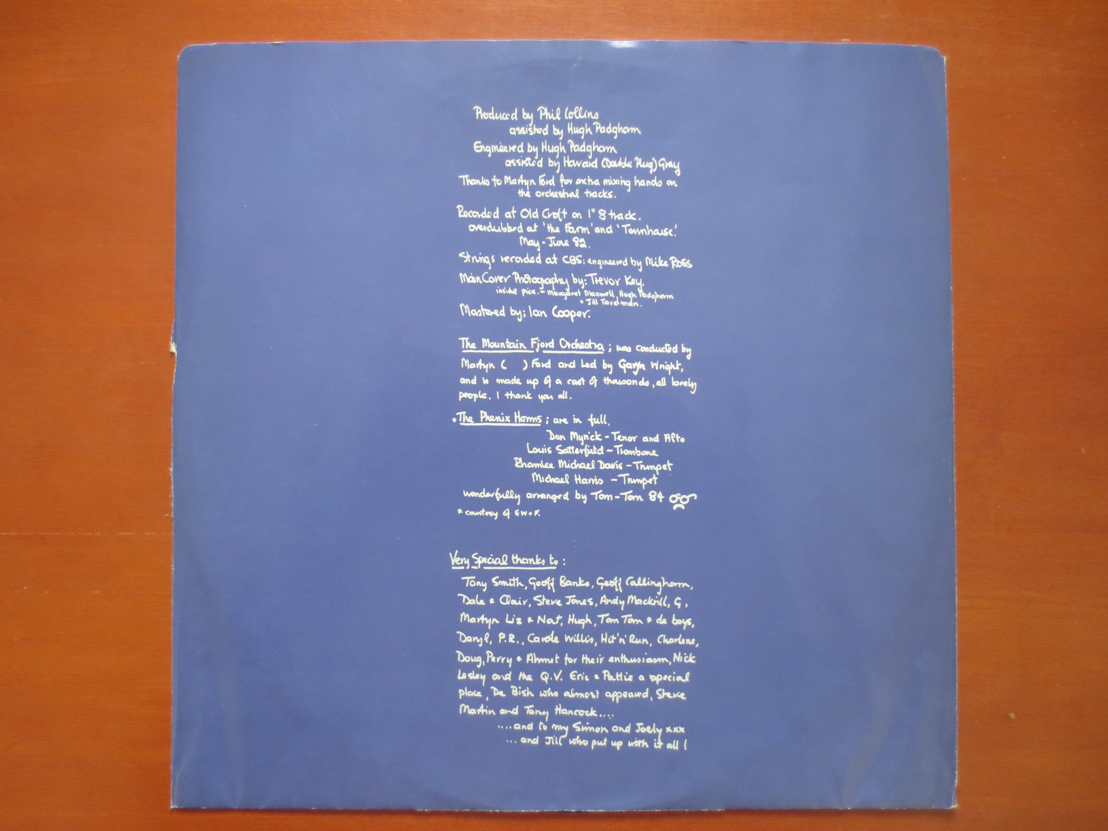 Phil Collins – Hello, I Must Be Going! (1982) Vinyl LP