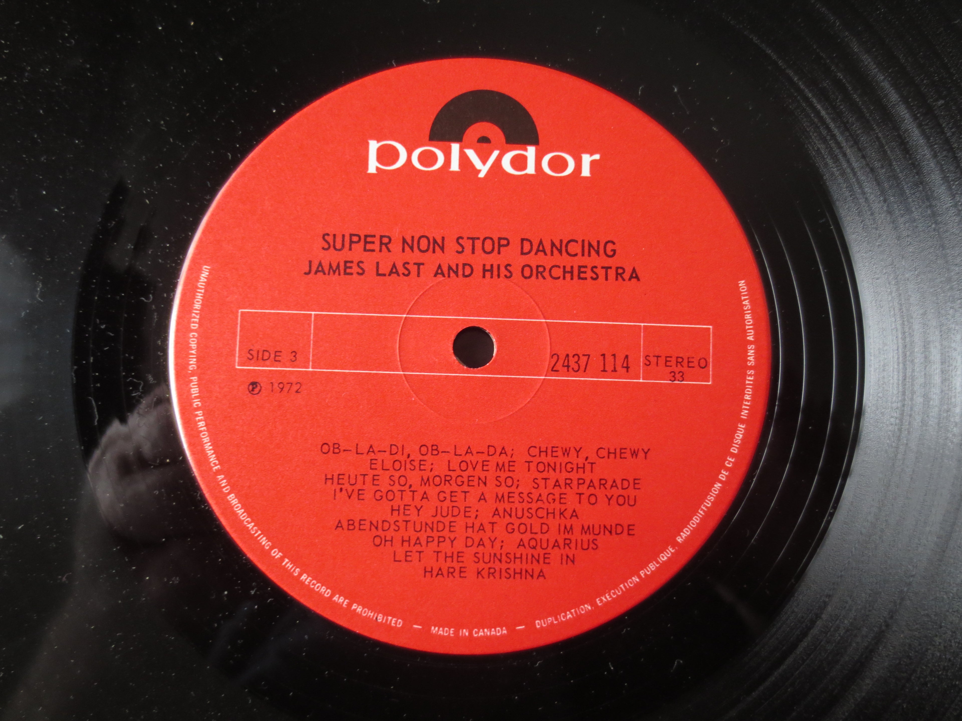 James Last – Super Non Stop Dancing (1972) Vinyl 2xLP