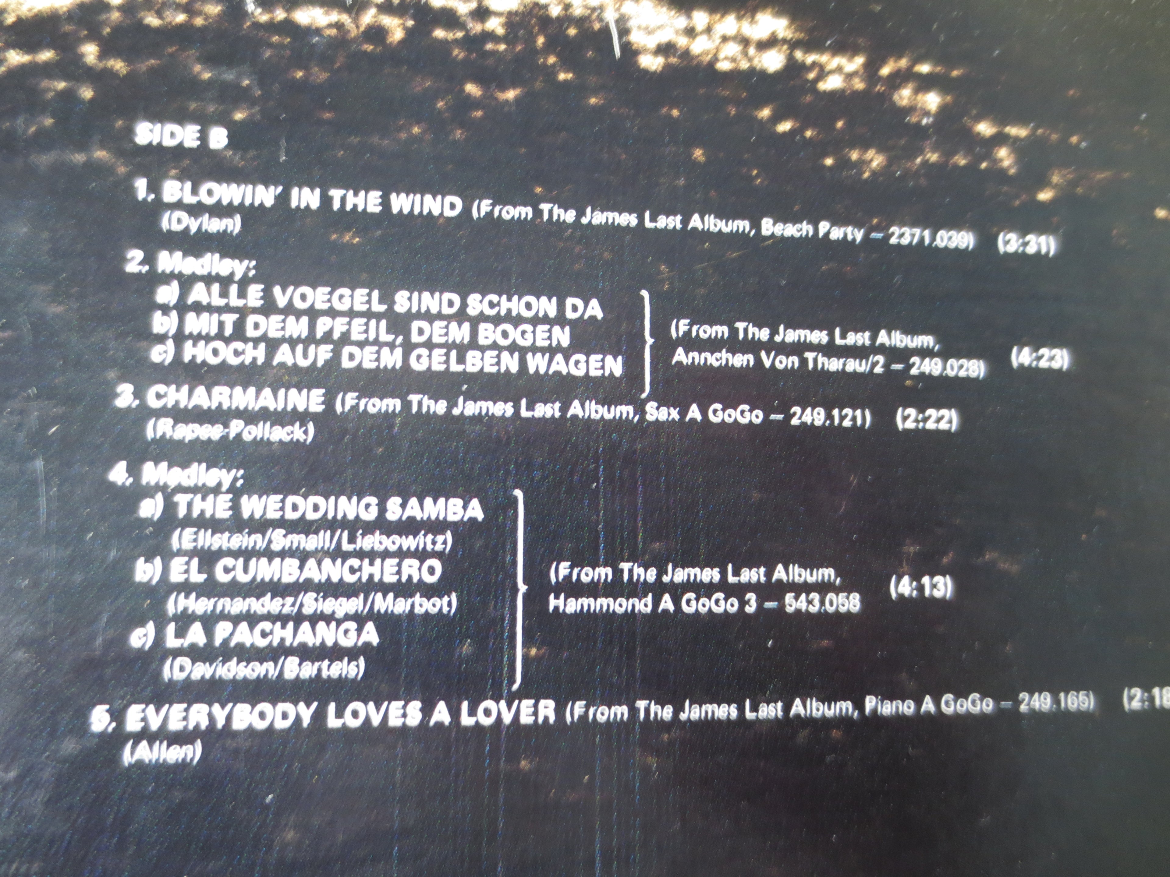 James Last – Does His Thing (1970) Vinyl LP