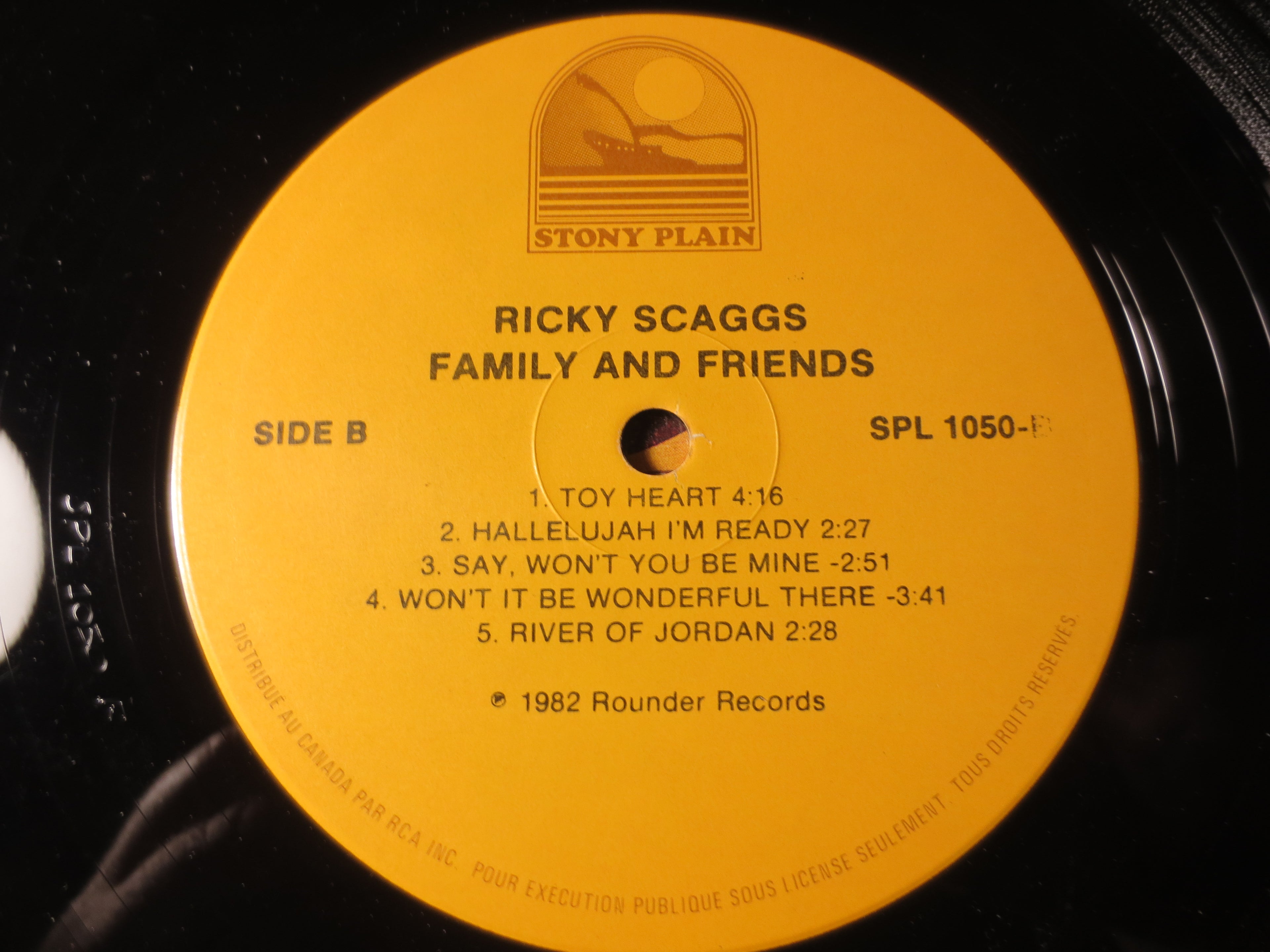 Ricky Skaggs – Friends and Family (1982) Vinyl LP