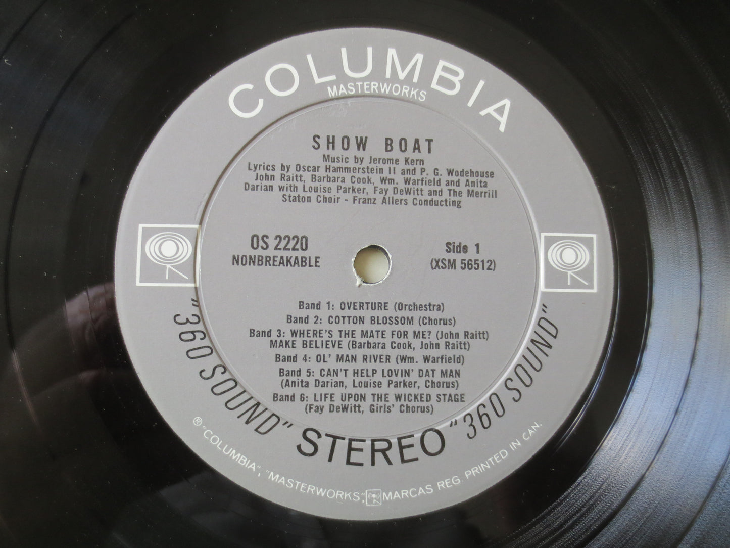 SHOWBOAT Soundtrack, SHOWBOAT Record, SHOWBOAT Album, Vintage Vinyl, Musical Soundtrack, Vintage Album, Vinyl Records, lps