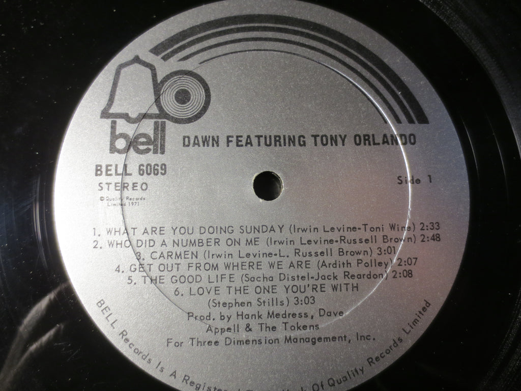 Tony Orlando & Dawn – Dawn Featuring Tony Orlando (1982) Vinyl LP