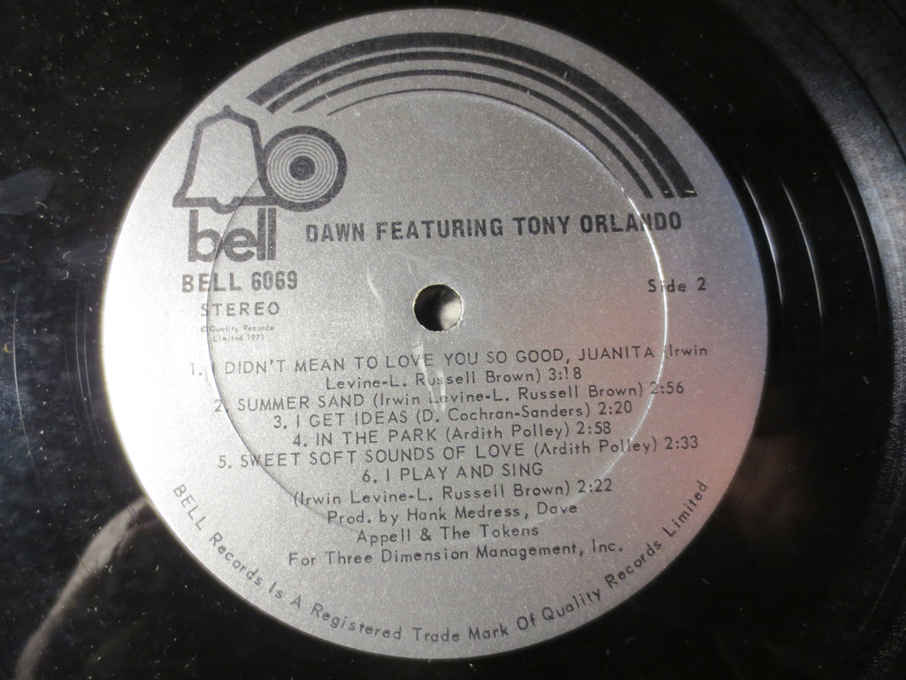 Tony Orlando & Dawn – Dawn Featuring Tony Orlando (1982) Vinyl LP