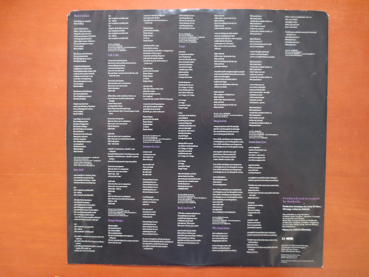 DALBELLO, She, DALBELLO Album, DALBELLO Record, Dalbello Lp, Dalbello Vinyl, Vintage Vinyl, Vinyl Lp, Records, 1987 Records