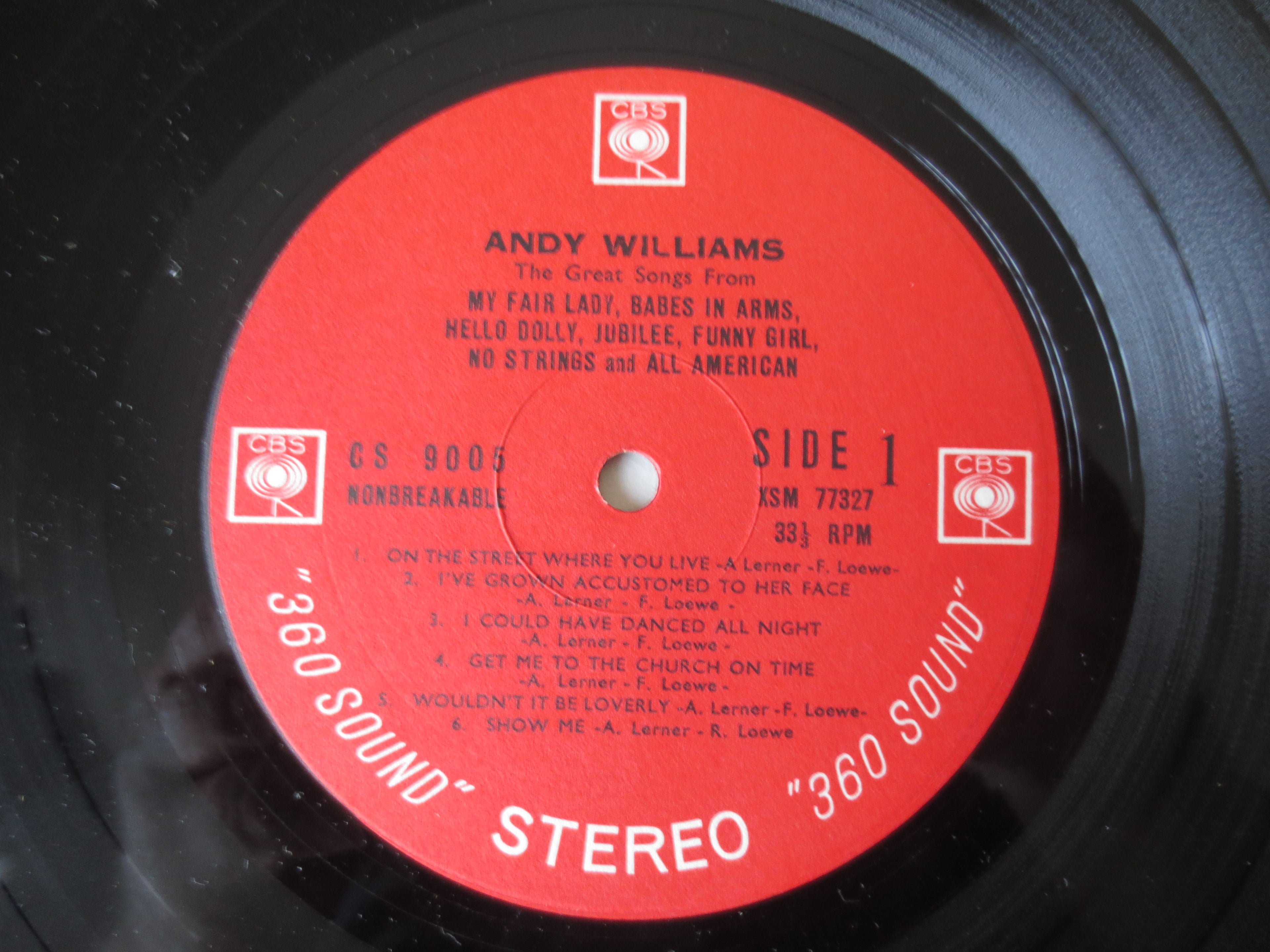 Andy Williams – My Fair Lady (1964) Vinyl LP