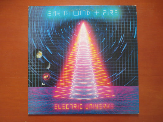 EARTH WIND and FIRE, Electric Universe, Disco Records, Disco Albums, Vintage Vinyl, Pop Album, lps, Vinyl Lp, 1983 Records