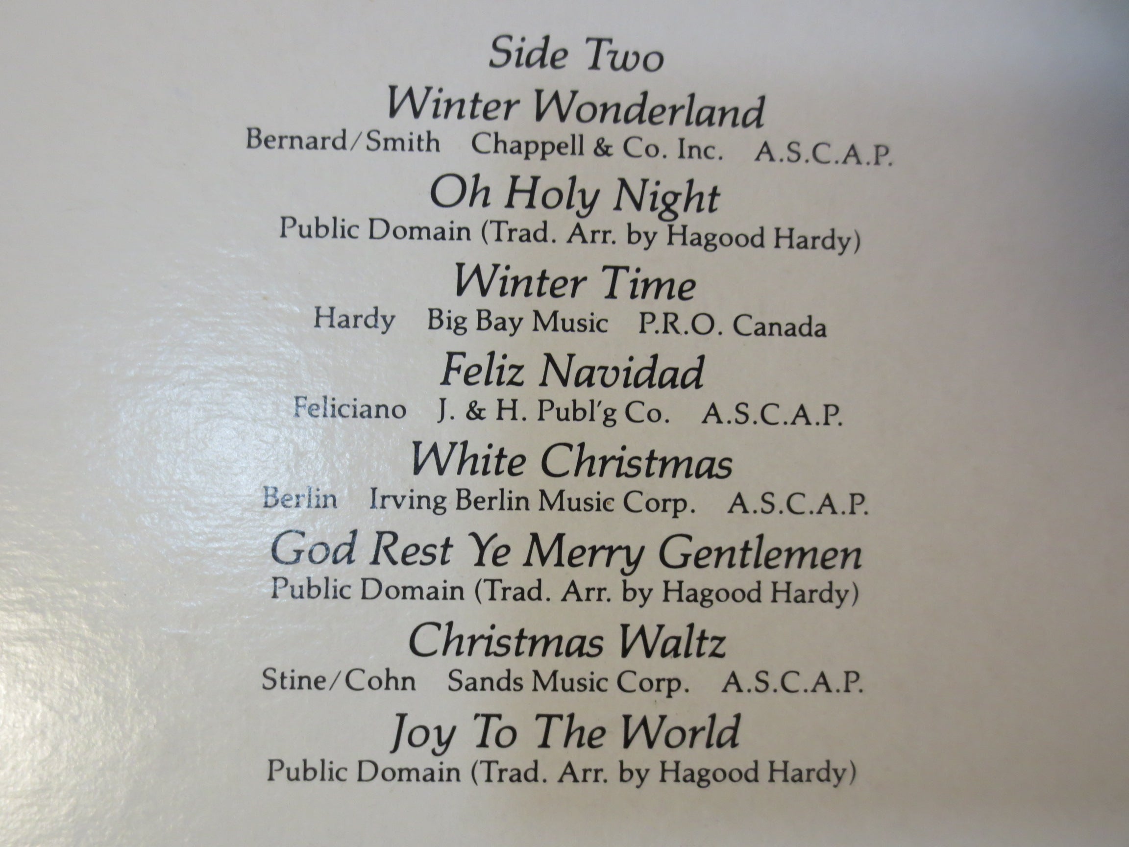 Hagood Hardy – The Christmas Album (1980) Vinyl LP